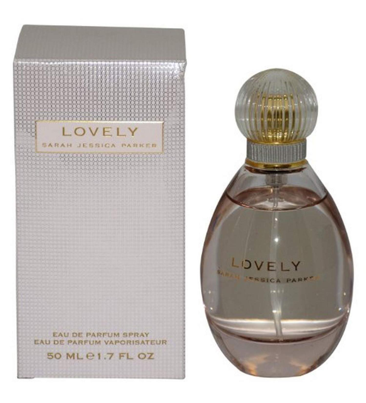 Lovely by SJP - Sweet Floral Musky Amber Woody Eau De Parfum Spray Fragrance for Women - With Notes of Mandarin Bergamot Apple and Cedarwood - Intense Long Lasting Scent - 1.7 oz Sweet Floral Musky Amber Woody 1.7 Fl Oz (Pack of 1)