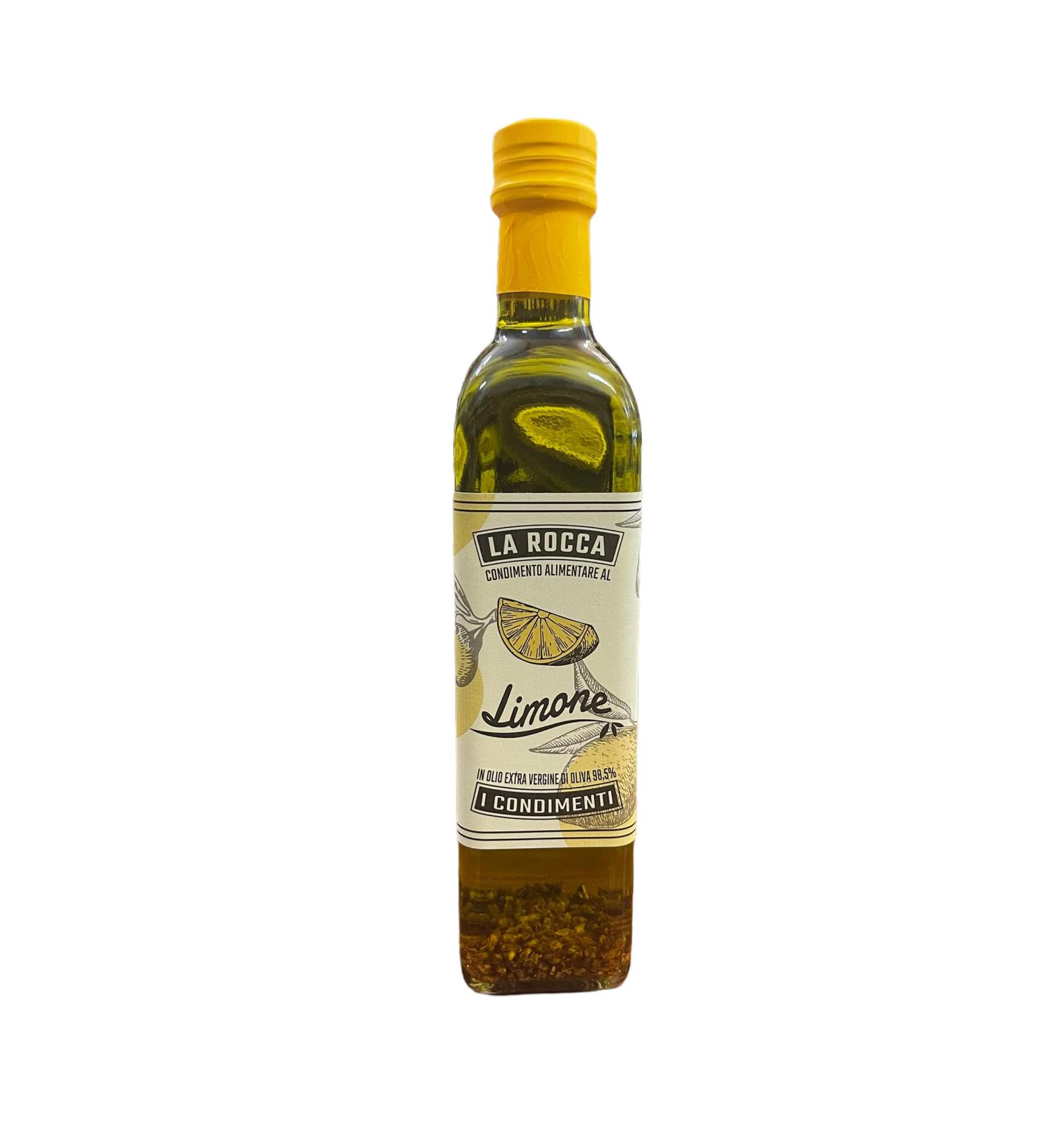  La Rocca La Rocca Lemon Food Seasoning in Extra Virgin Olive Oil 98.5% 500 ml - Buy Online on GoSupps.com