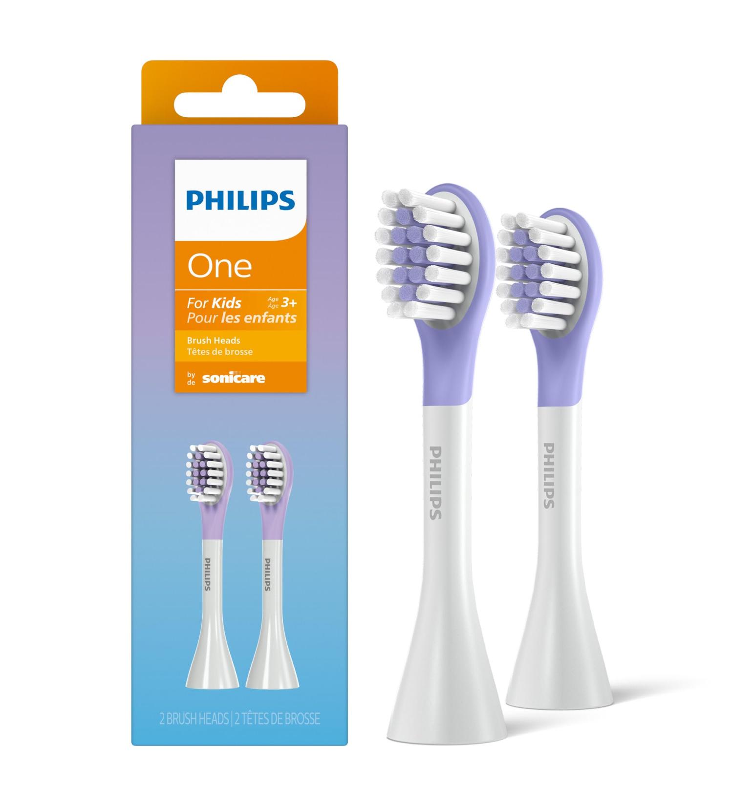 Philips One for Kids by Sonicare Battery Brush Head BH1022/30 Brush Head Purple - Buy Online on GoSupps.com