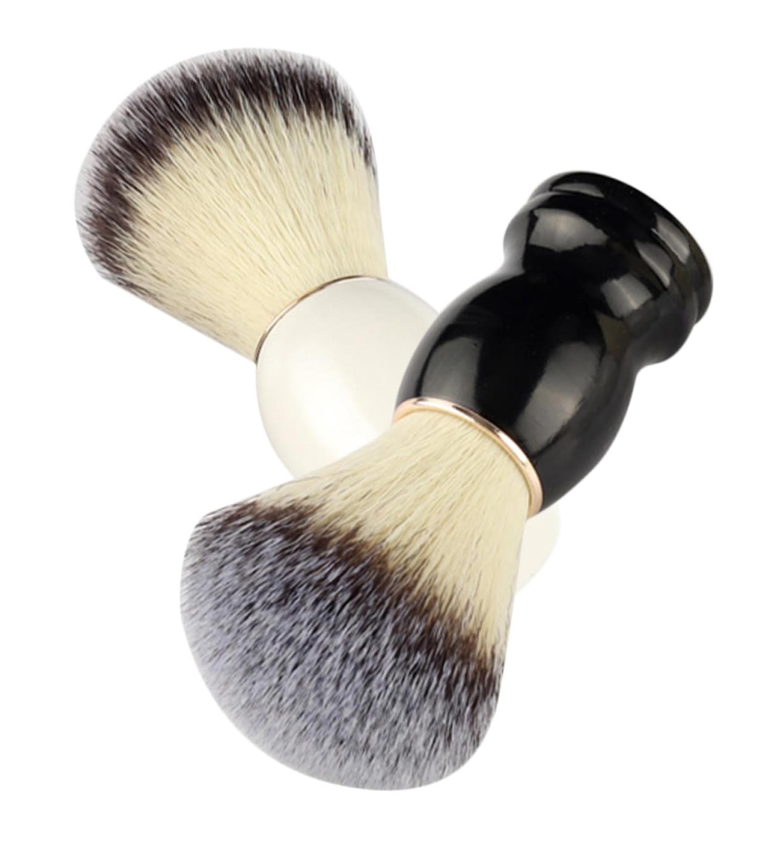 Magiclulu 10 STK Manual Razor Brush - Sustainable Mustache & Beard Cleaning Accessories for Men | Multi-Purpose Wood Handle Razor Brush for Households - Buy Online on GoSupps.com