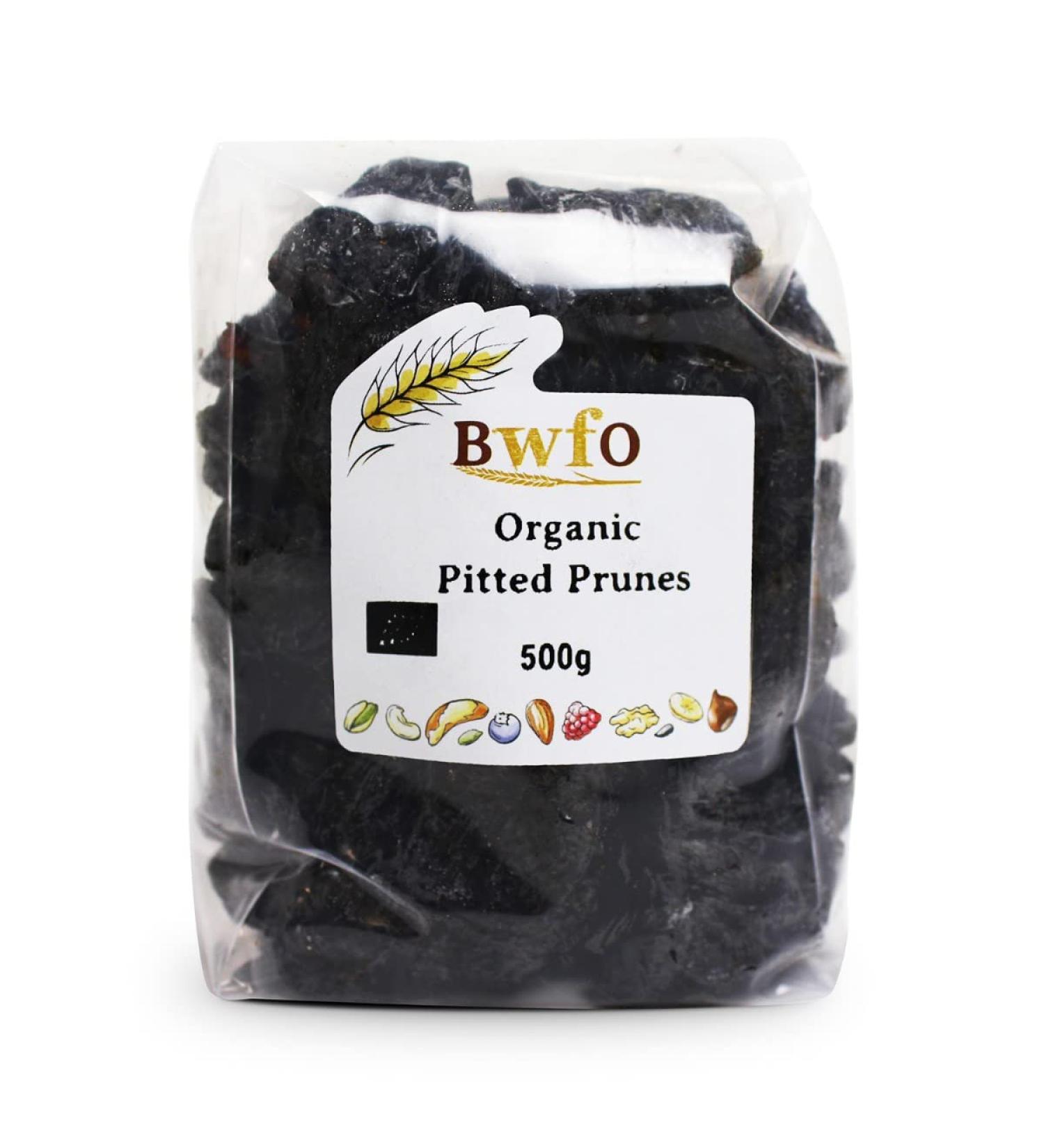 Organic Pitted Prunes 500g (BWFO)