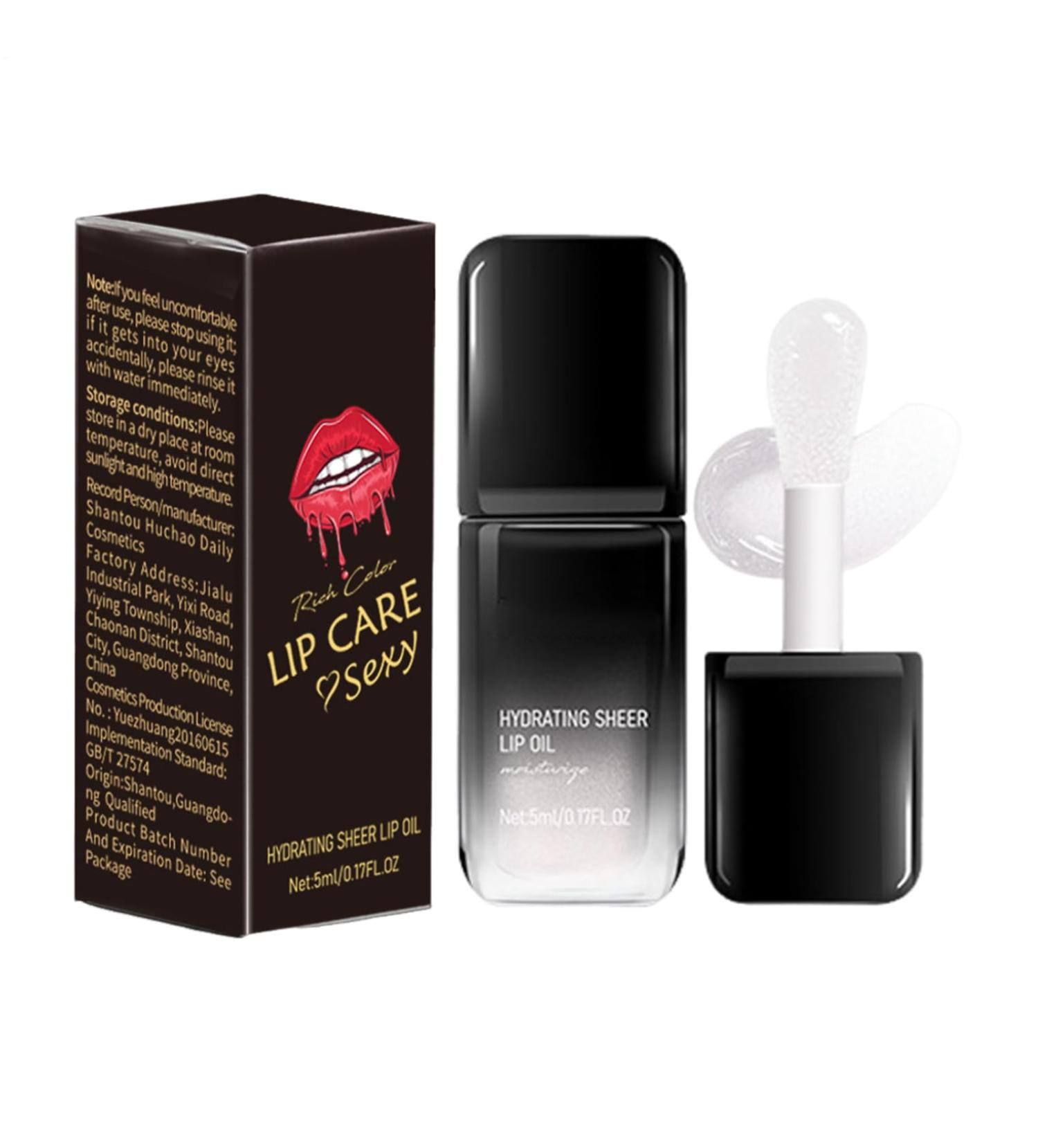 Lip Gloss Magic Color Changing Nourishing Lip Oil 5ml Shiny Long Lasting Liquid Lipstick and Lip Gloss for Women for Repair and Care Prevents 1 - Buy Online on GoSupps.com