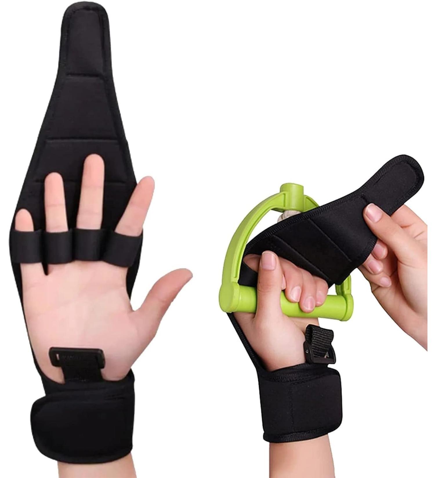 Rehabilitation Training Gloves - Anti-Spasticity Finger Splint for Hand Function Recovery | Auxiliary Training Gloves for Effective Rehabilitation (Color: A - Buy Online on GoSupps.com