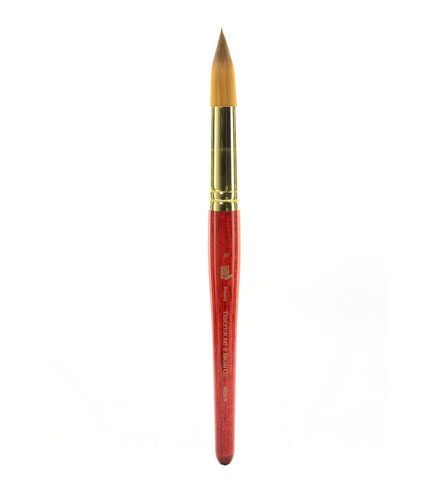 Princeton Heritage  Series 4050  Synthetic Sable Paint Brush for Watercolor  Round  30
