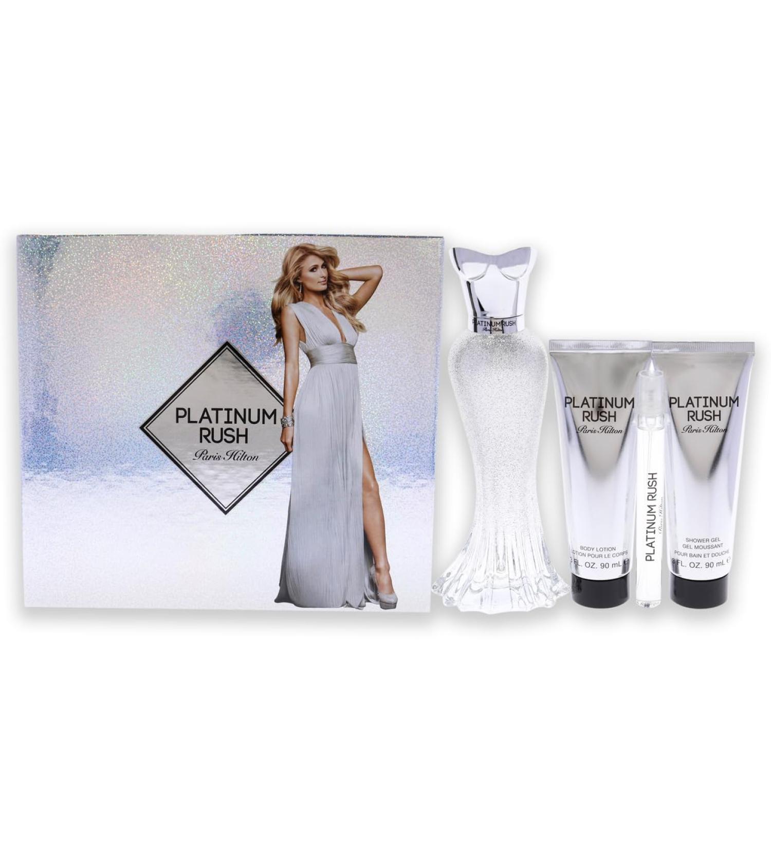 Paris Hilton Ladies Platinum Rush Gift Set Fragrances 608940584828