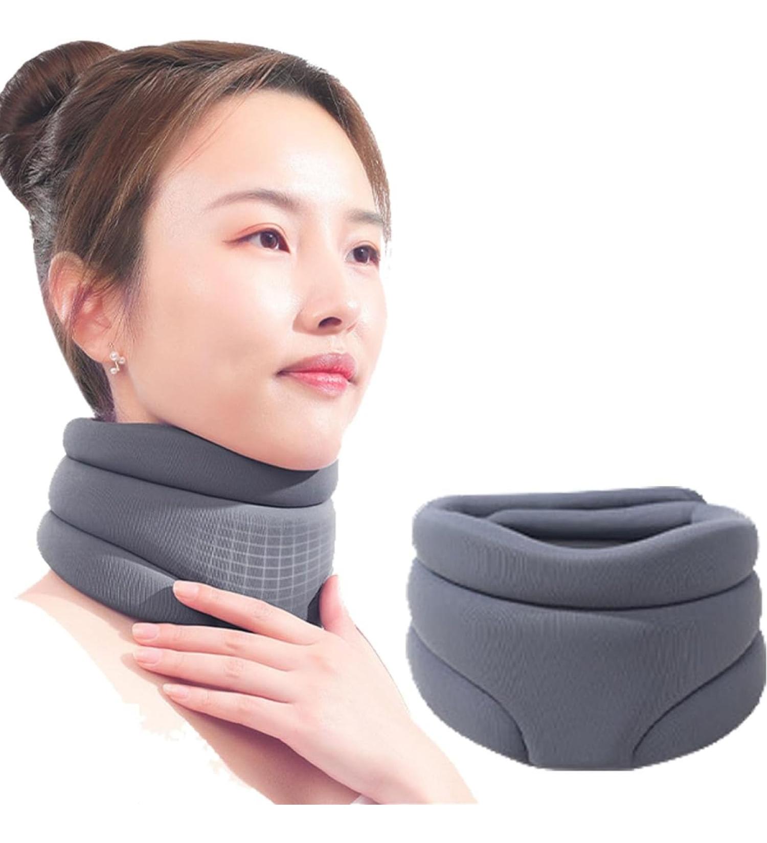 Buy Pisheng Cervicorrect Neck Bandage - Soft Sleeping Collar for Neck Pain Relief & Support | Gray Neck Pillow - Buy Online on GoSupps.com