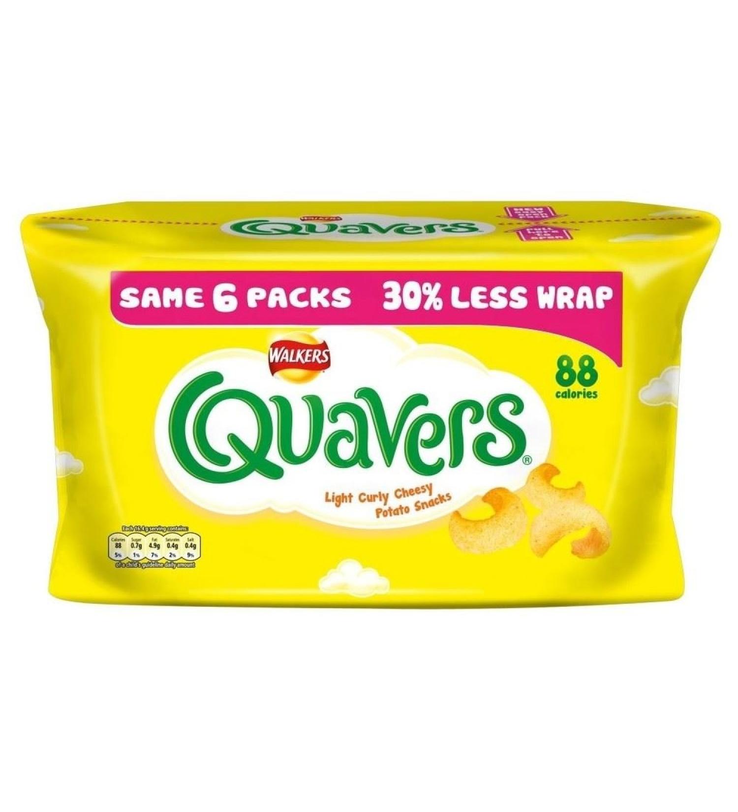 Walkers Walkers Quavers - Cheese (6x17g)