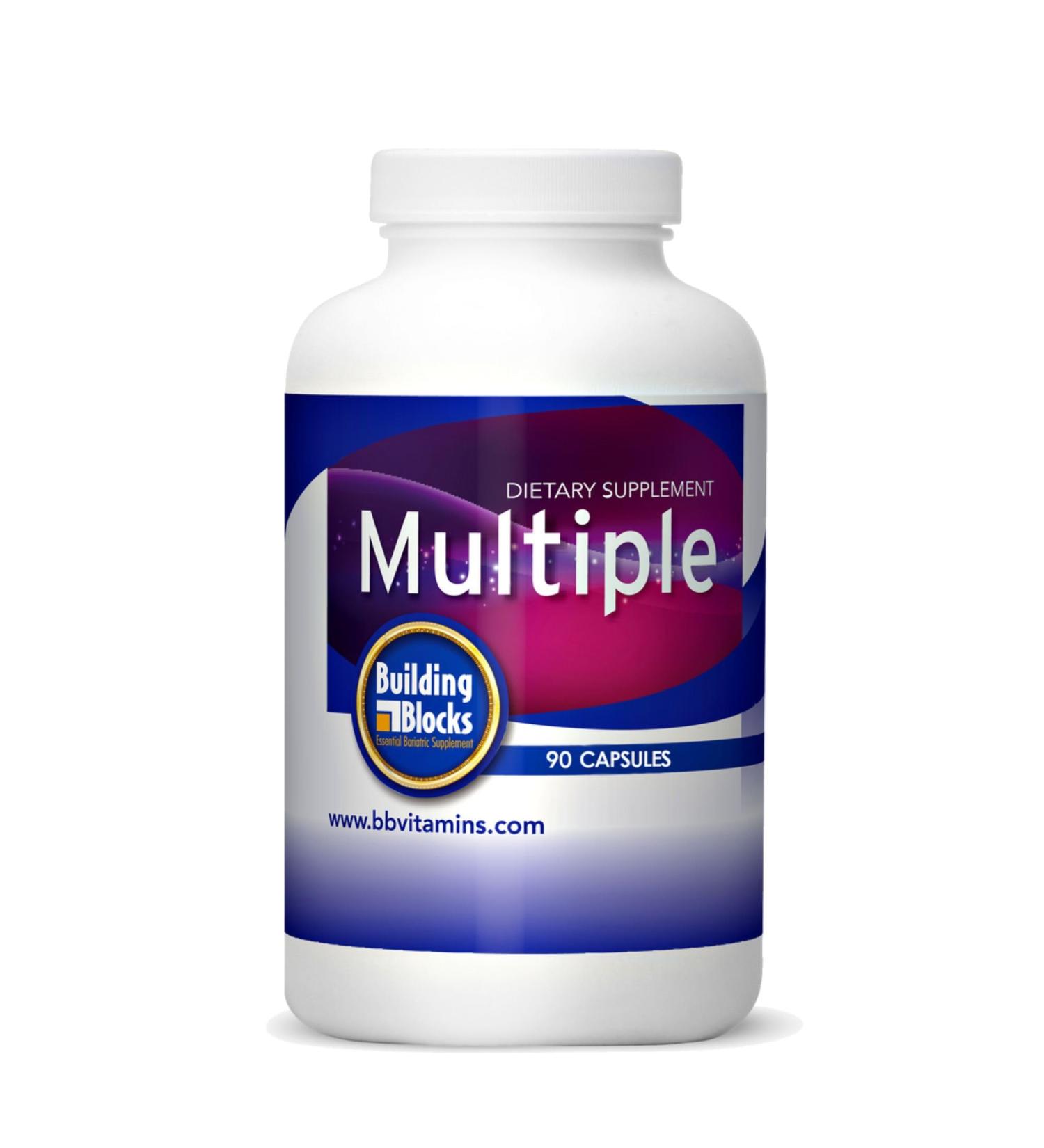 Building Blocks Multiple Vitamin Capsule for Bariatric Patients 90 Count 30 Day Supply - Buy Online on GoSupps.com