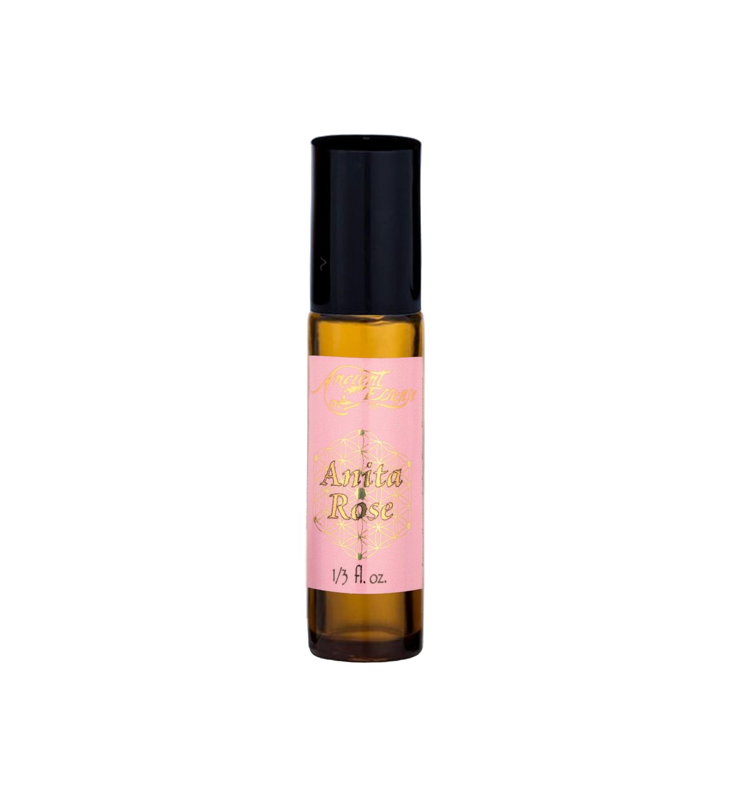 Ancient Essence Anita Rose Roll On Essential Oil Blend of Amber Rose Bergamot (1/3 FL OZ) - Buy Online on GoSupps.com