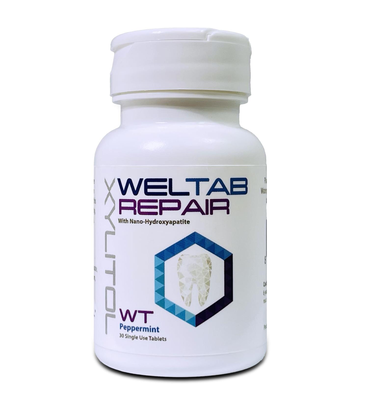 Weltab WT Repair Nanohydroxyapatite Tablets for Waterpik - 30 Count Water Flosser Whitening Solution | International Shipping Available - Buy Online on GoSupps.com