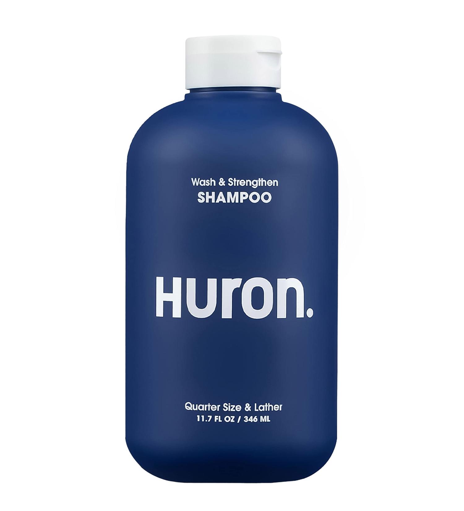 Huron Men's Daily Shampoo - Nourishing Formula with Argan Oil & Vitamins E and B5 - 11.7oz - Buy Online on GoSupps.com