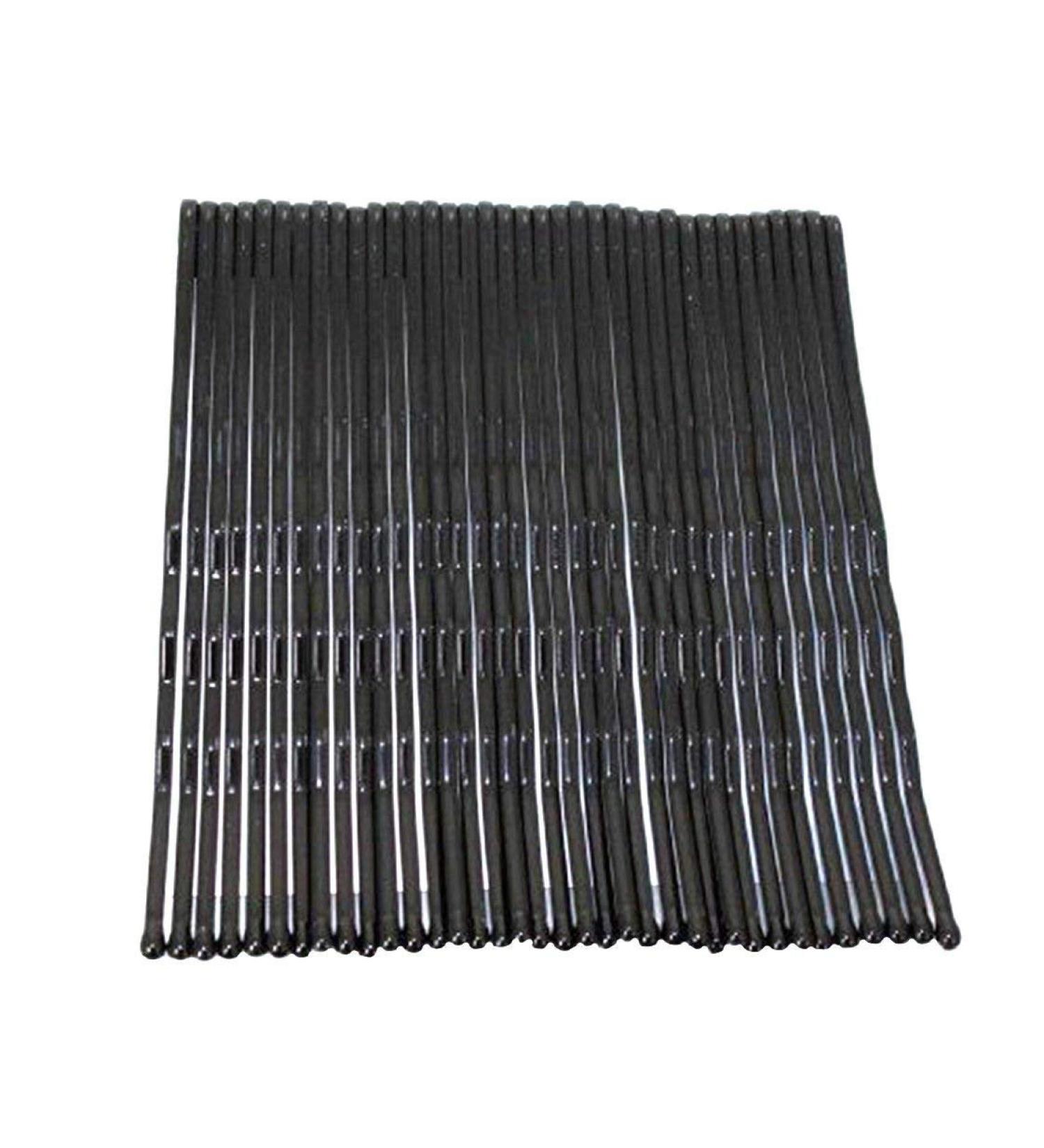 36 Hair Pins GRIPS Blades Clips Long Kirby Traditional Black 6.5 cm (6.5 cm)