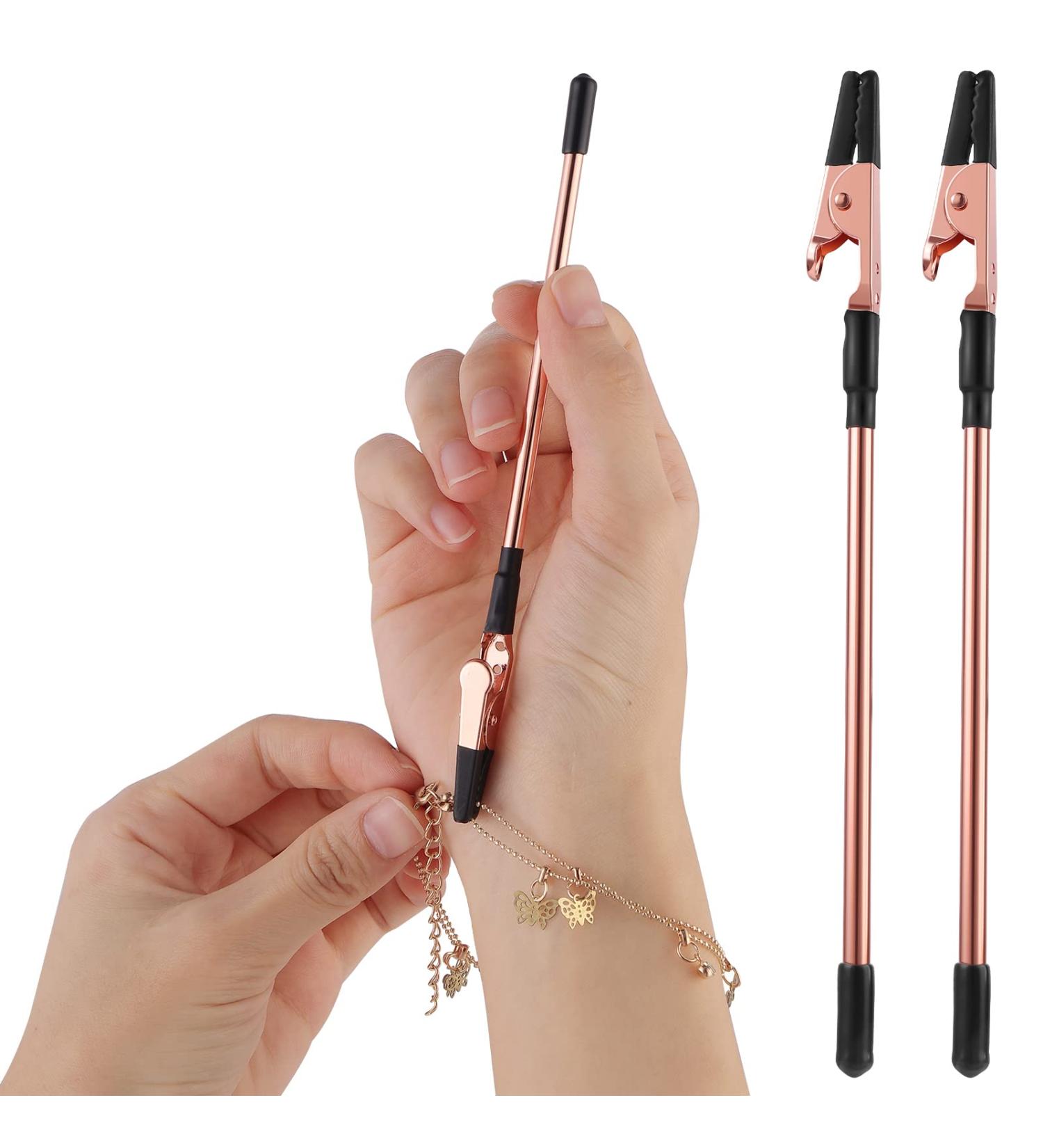 2-Piece Jewelry Bracelet Set for Fastening & Hooking - Ideal for Necklaces Straps & Zip Locks | Secure Closure Tools - Buy Online on GoSupps.com