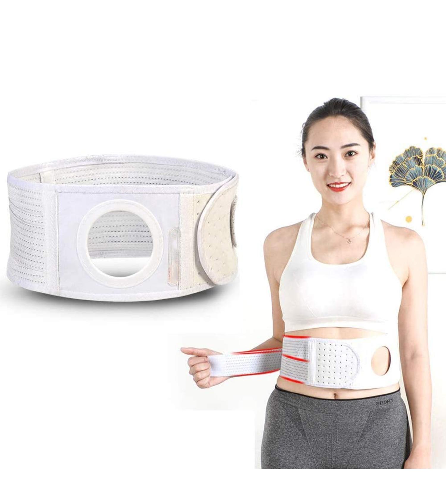 XJz Slope Elastic Ostomy Belt - Breathable Belly Band with Stoma Opening for Extra Large Waist Support - Buy Online on GoSupps.com