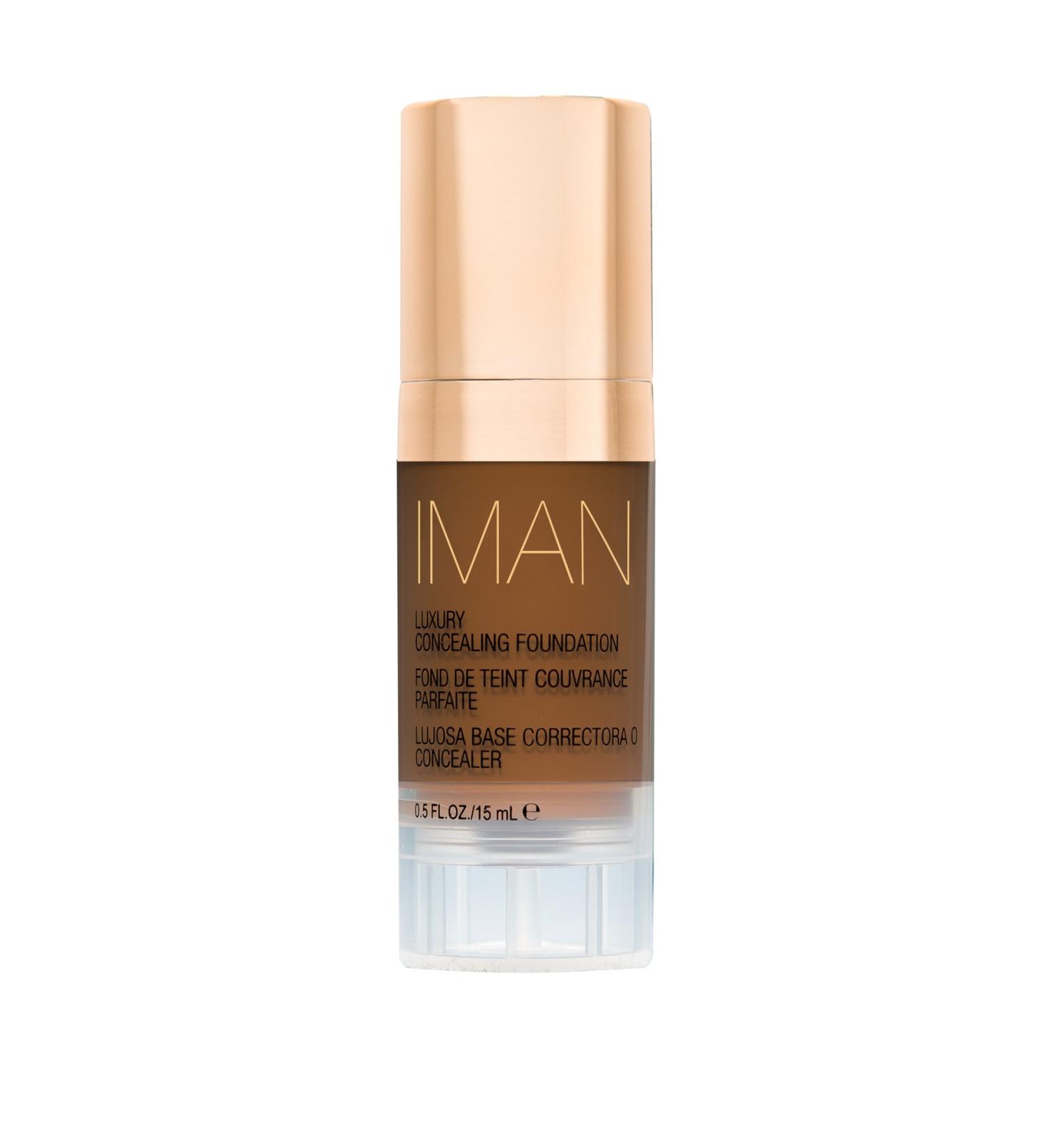 IMAN Cosmetics Concealing Foundation  Dark Skin  Earth 5