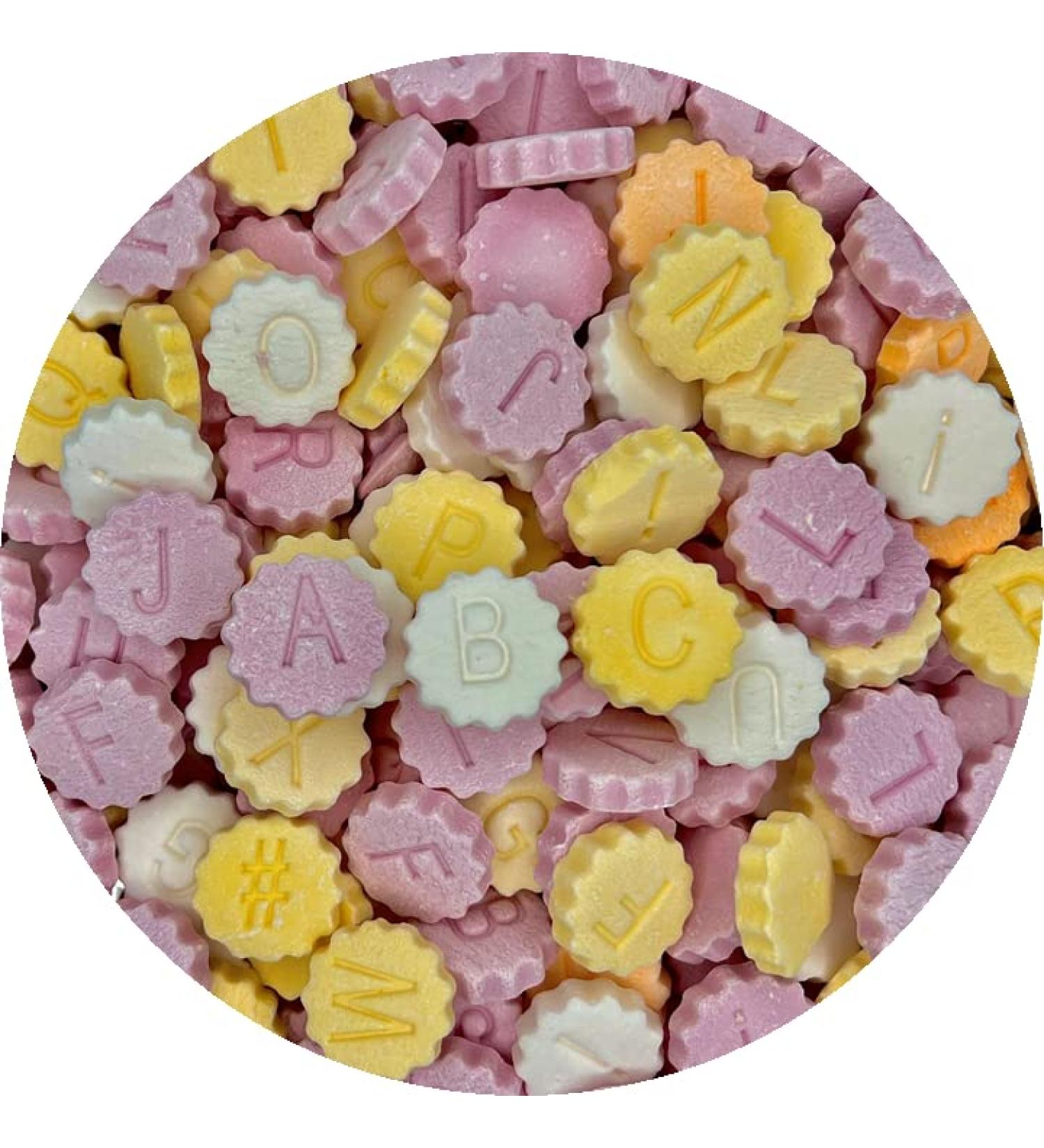 Retro Sweets by Happy Candy Pick n Mix 600 Grams Choose From Hundreds of Sweets (ABC Letters/Alphabet Letters) - Buy Online on GoSupps.com