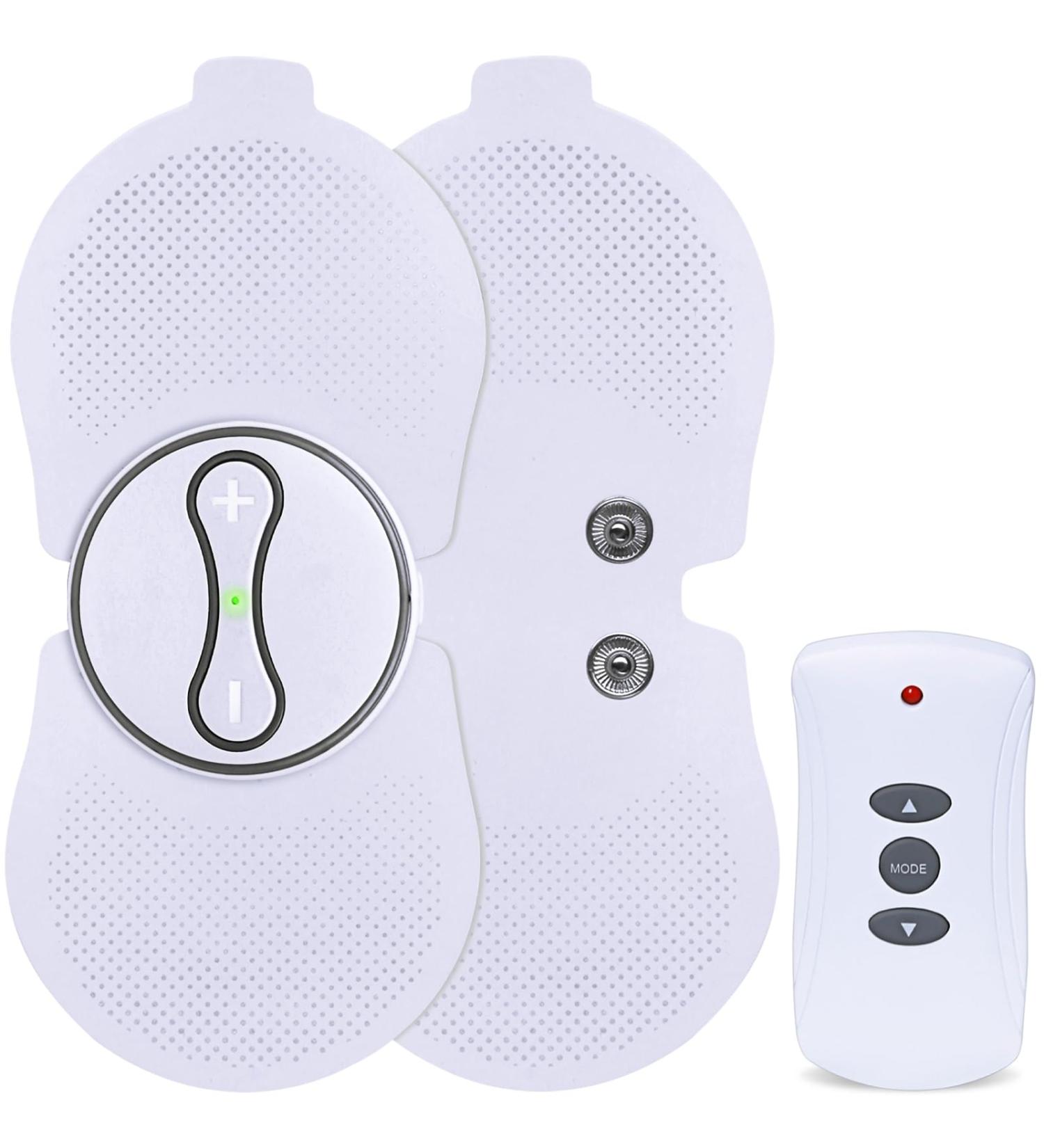 Tens Unit Muscle Stimulator - Portable Pain Relief Device | FSA HSA Eligible | Mini Massager for Back Neck & Cramps Relief - Buy Online on GoSupps.com