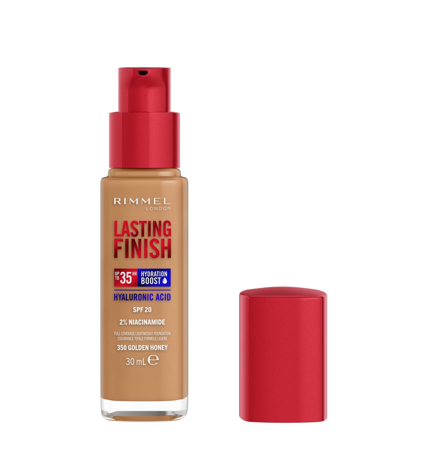 Rimmel Lasting Finish 35HR Foundation in Golden Honey - Shade 350 | Long-Lasting Coverage - Buy Online on GoSupps.com