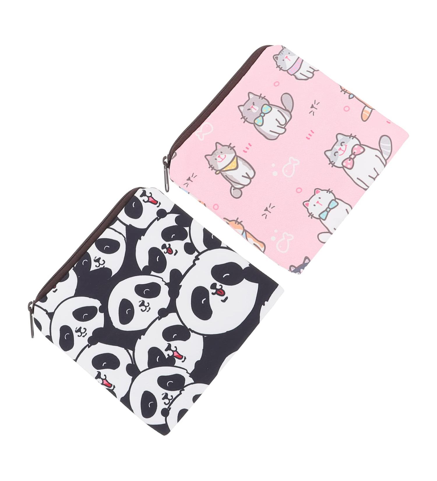 Lurrose 6-Pack Women's Binding Bags | Teenage Girls' Coin Holders & Storage | Stylish Zip Organizers | Multi-Color | 13x13cm - Buy Online on GoSupps.com