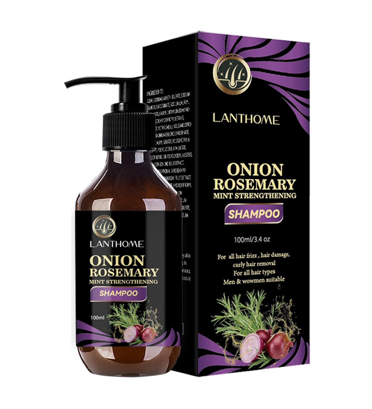 Onion Shampoo Strengthens Hair & Revitalizes Hair for Thinning Hair & Hair Loss Soft & Shiny & Reduces Frizz Moisturizes & Restores for All Hair Types - Buy Online on GoSupps.com