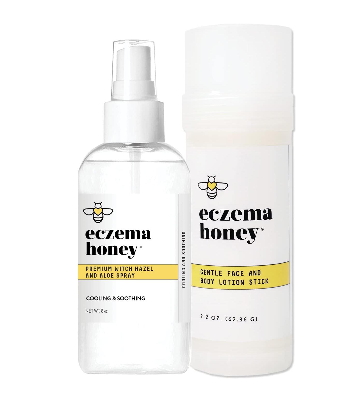 ECZEMA HONEY Premium Witch Hazel & Gentle Face and Body Lotion Stick - Natural Dry Skin Repair - For Senstive Skin - Buy Online on GoSupps.com
