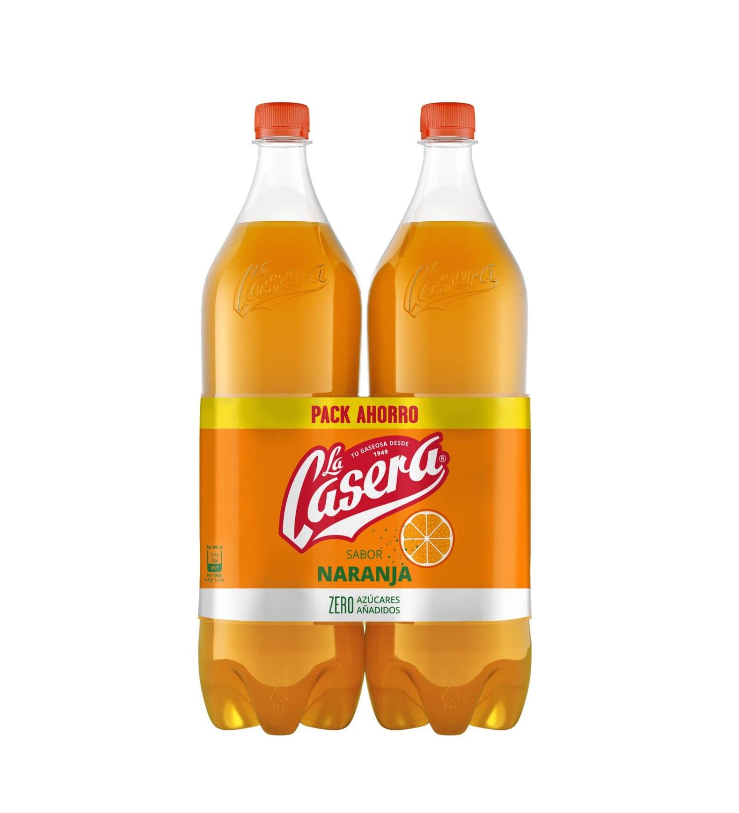 Food - La Casera Orange Refreshing Drink (2 x 1.5 L) - Buy Online on GoSupps.com
