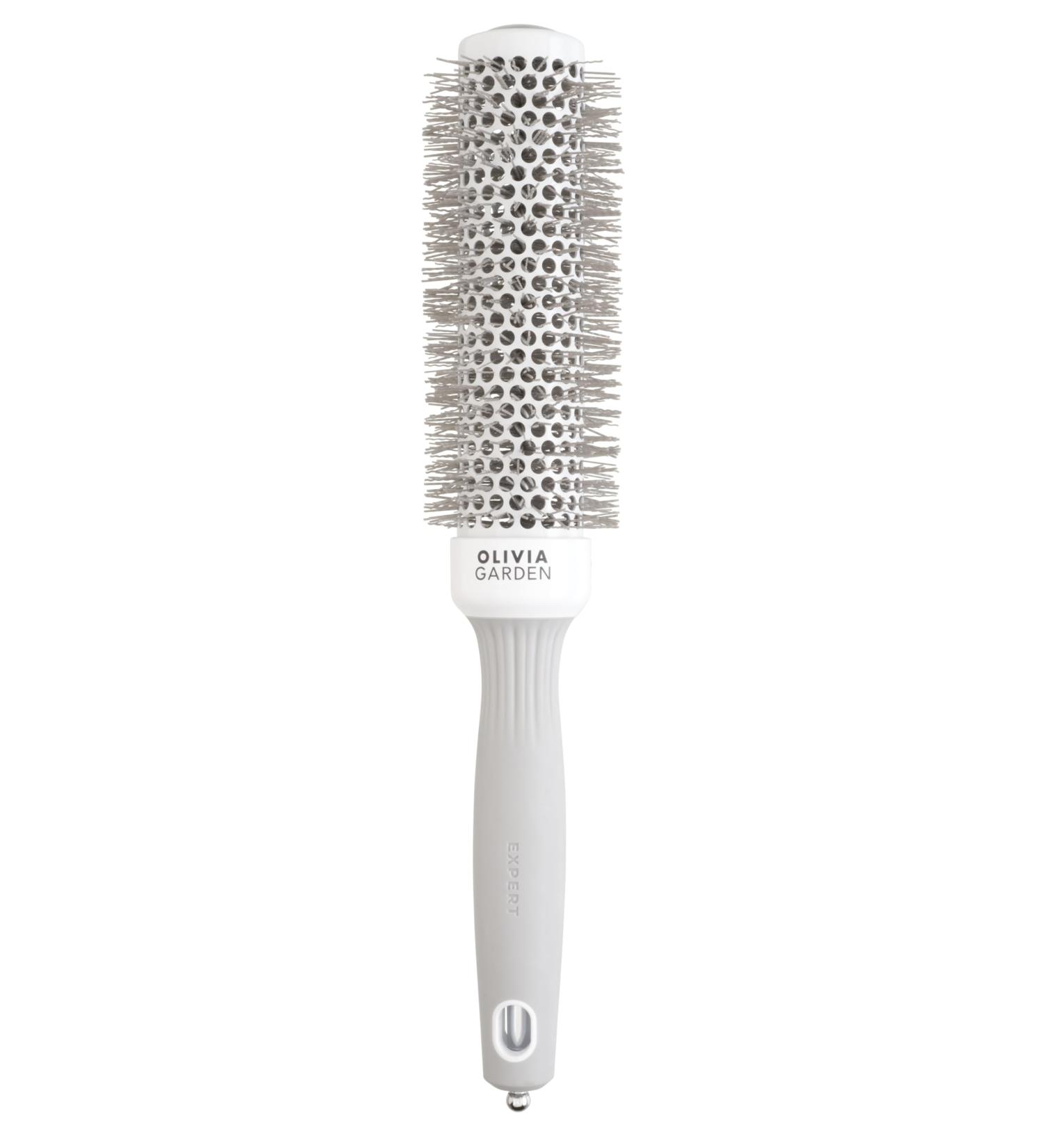 Olivia Garden Expert Blowout Speed Hairbrush - 35 White & Grey | International Shipping Available - Buy Online on GoSupps.com