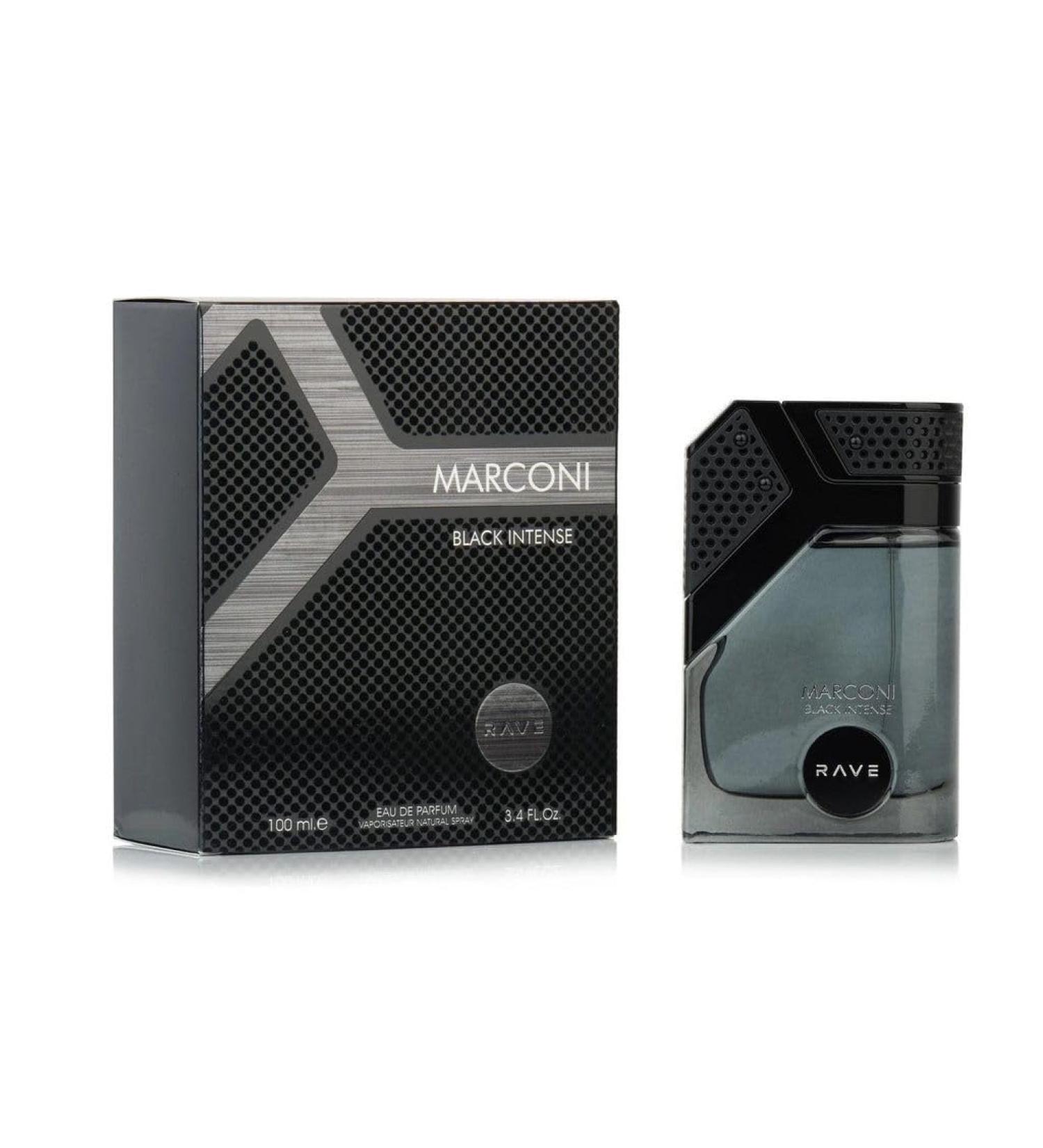 Macroni Black Intense Long Lasting Eau De Parfum For Men and Women Unisex 100 ML (3.4 floz) - Buy Online on GoSupps.com