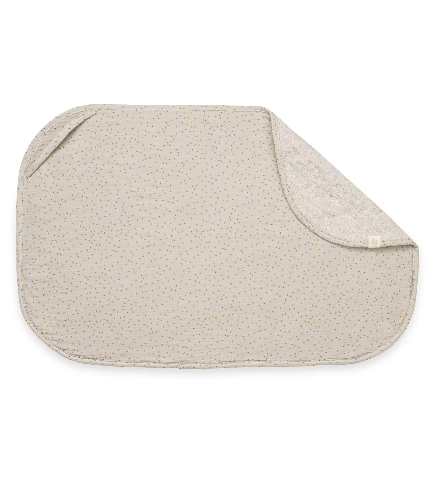 Hauck Topper & Towel for Changing Mat - Breathable Muslin & Terry Cloth Washable 60 C Unisex Design for Hauck Change N Clean (Beige Dots) - Ideal for Babies - Buy Online on GoSupps.com