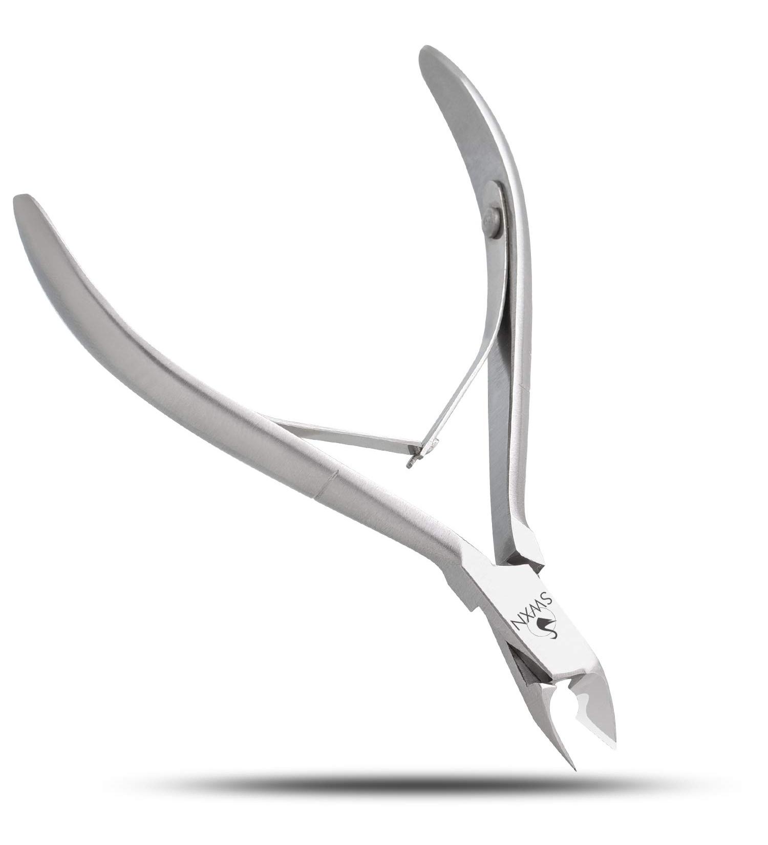 Professional Cuticle Trimmer-Cuticle Cutter-Cuticle Remover Cuticle Nipper Dual Spring for Professional Cuticle Removing Cutter Durable Pedicure Manicure Tools for Fingernails & Toenails (Silver) - Buy Online on GoSupps.com