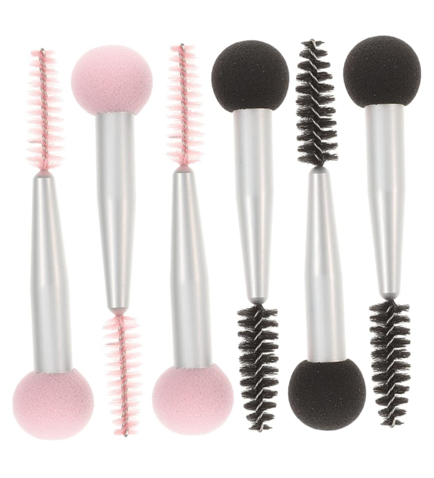 BELLIFFY 6pcs Sponge Makeup Brush Travel Makeup Eye Shadow Brush Makeup Sponge Brush Makeup Make up Sponge Brush Makeup Tool Makeup Double Head Brush Eyebrow Sponge Brush Mascara - Buy Online on GoSupps.com