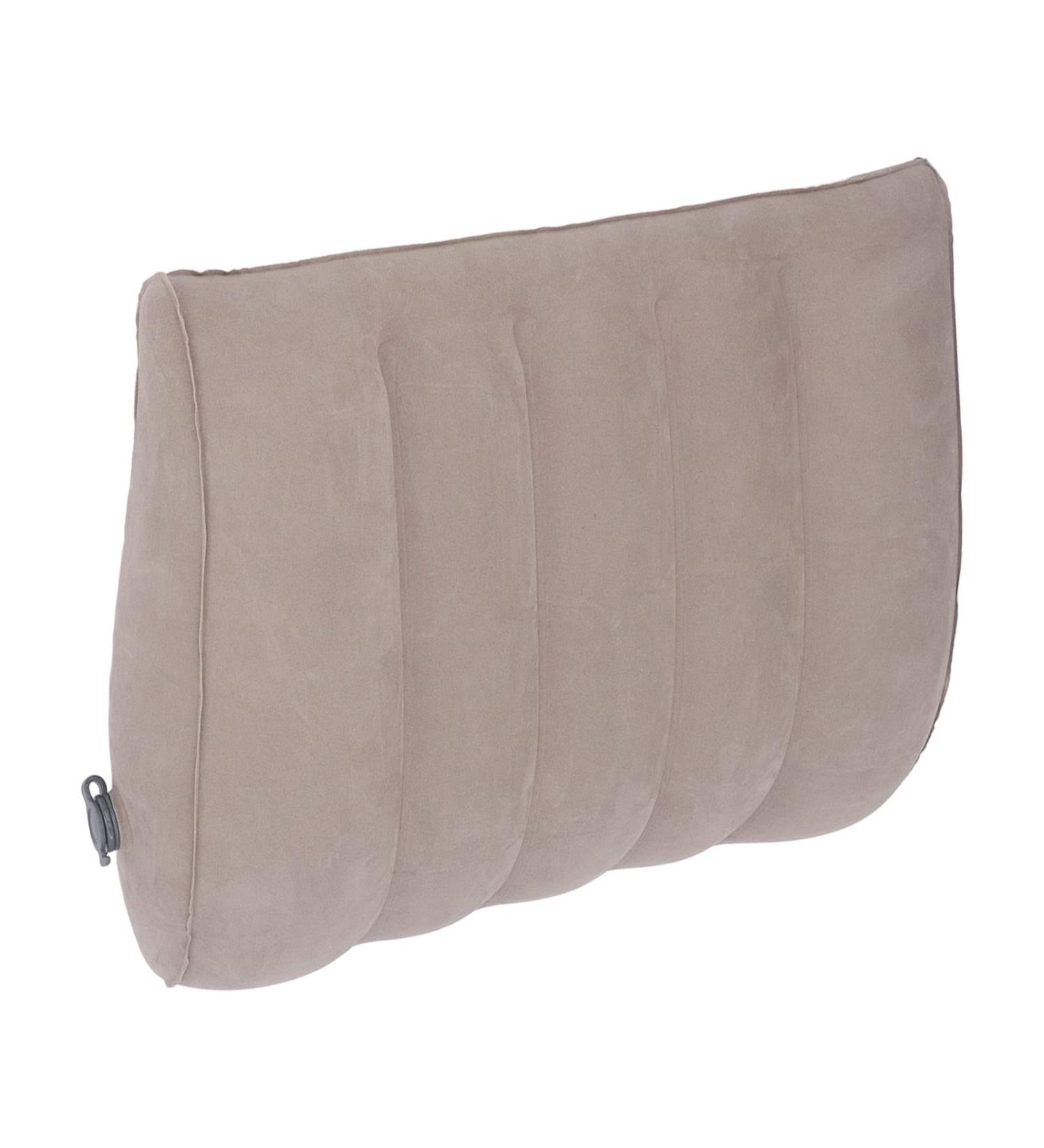 Vestlife Inflatable Lumbar Pillow - Portable PVC Flock Travel Support for Car & Office (Gray) - Buy Online on GoSupps.com