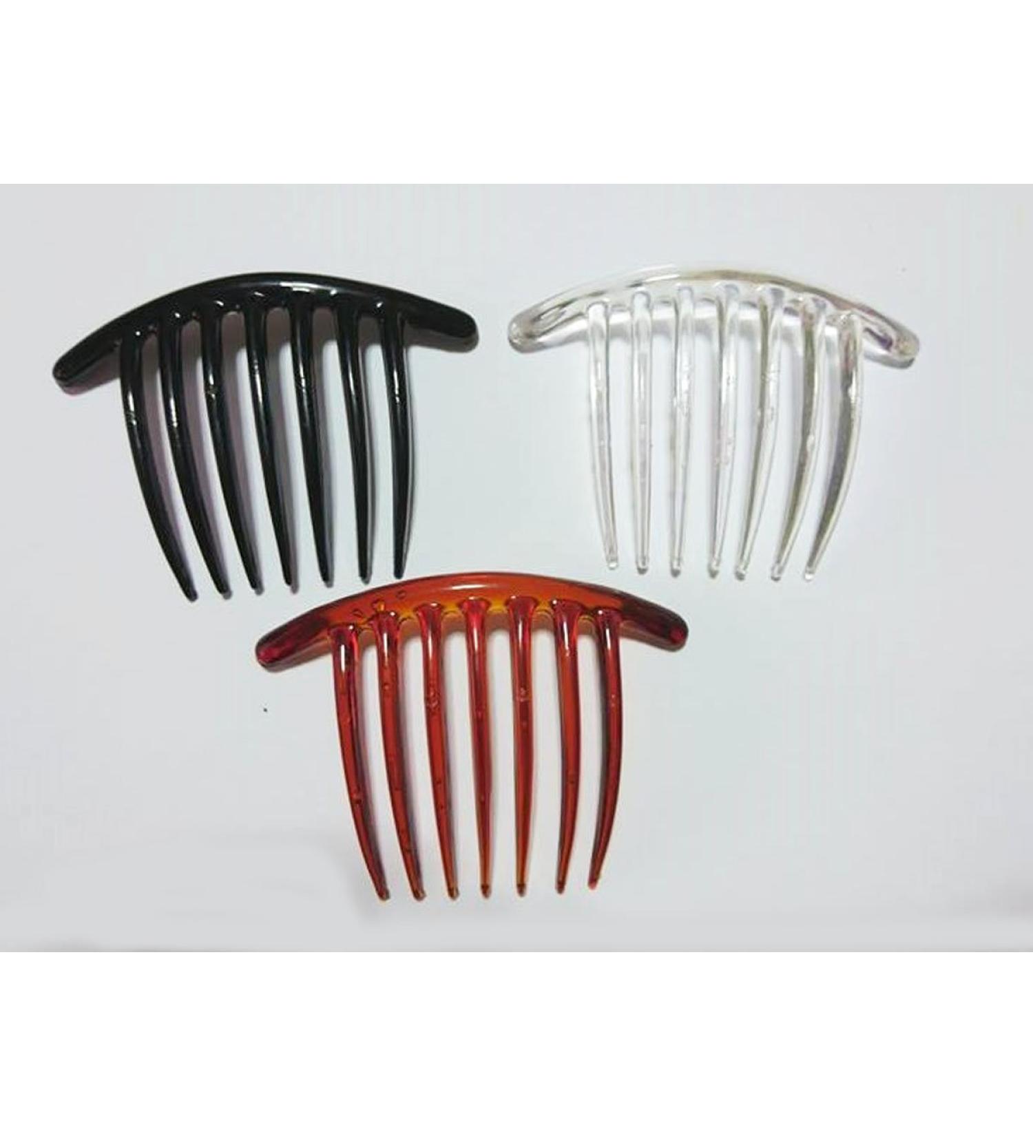 3 PCS French Twist Hair Comb Classic Color Mix 7 Tooth Deluxe for Elegant Updos - Buy Online on GoSupps.com