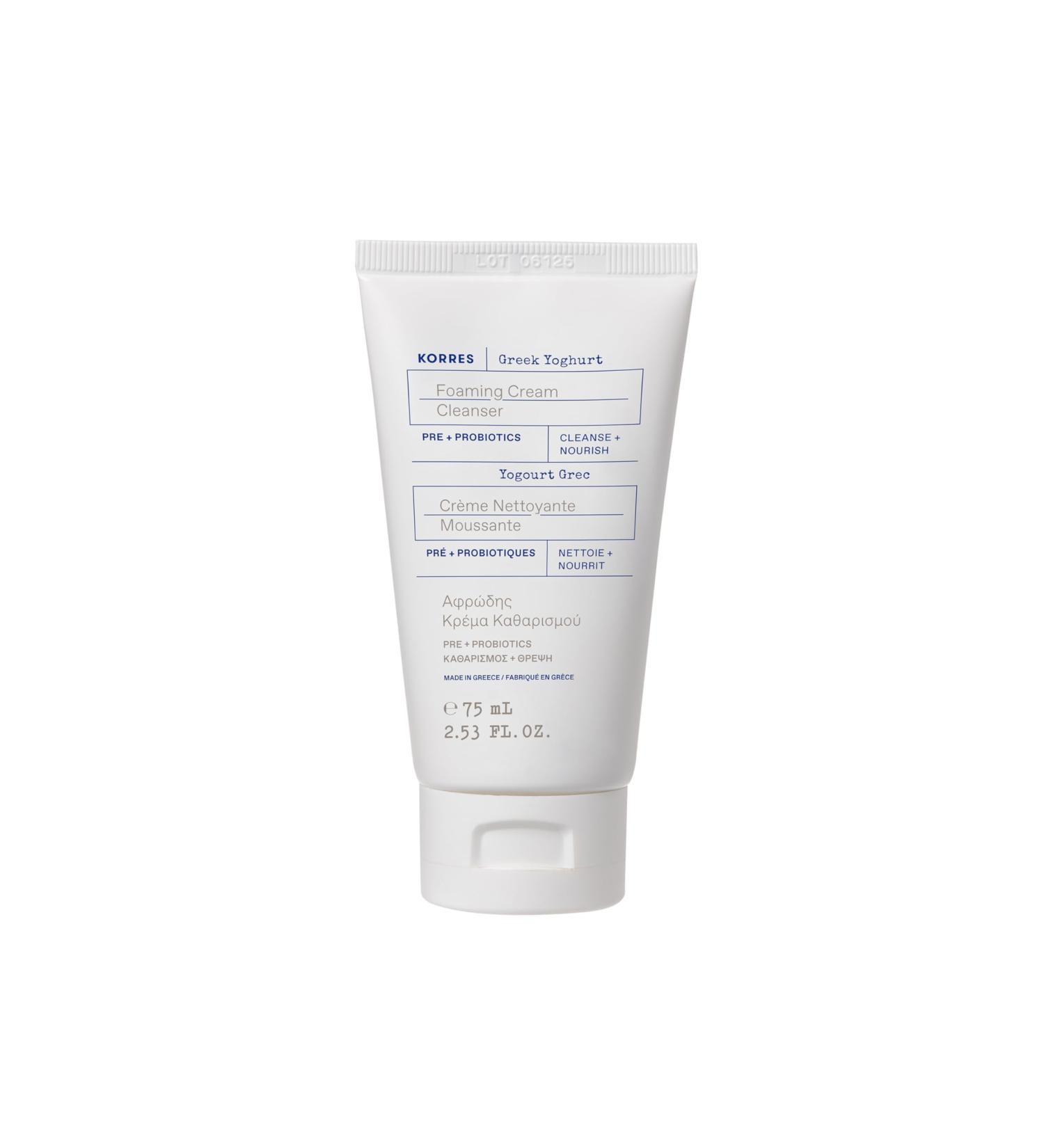 KORRES Greek Yoghurt Foaming Cream Cleanser 75ml