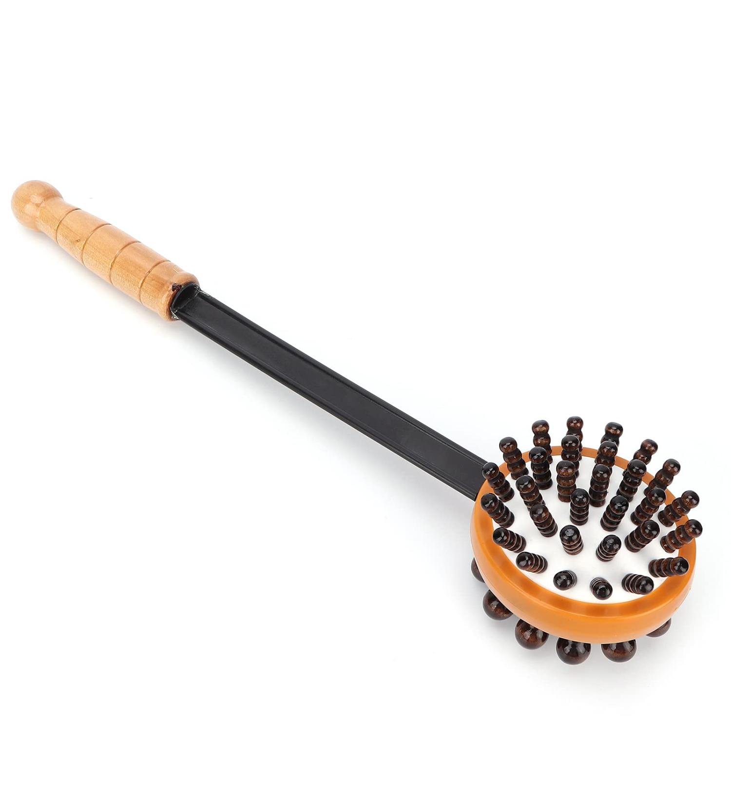 ZLXHDL Professional Wood Massage Tab - Double-Sided Flexible Relieves Sore Muscles & Neck Pain - Buy Online on GoSupps.com