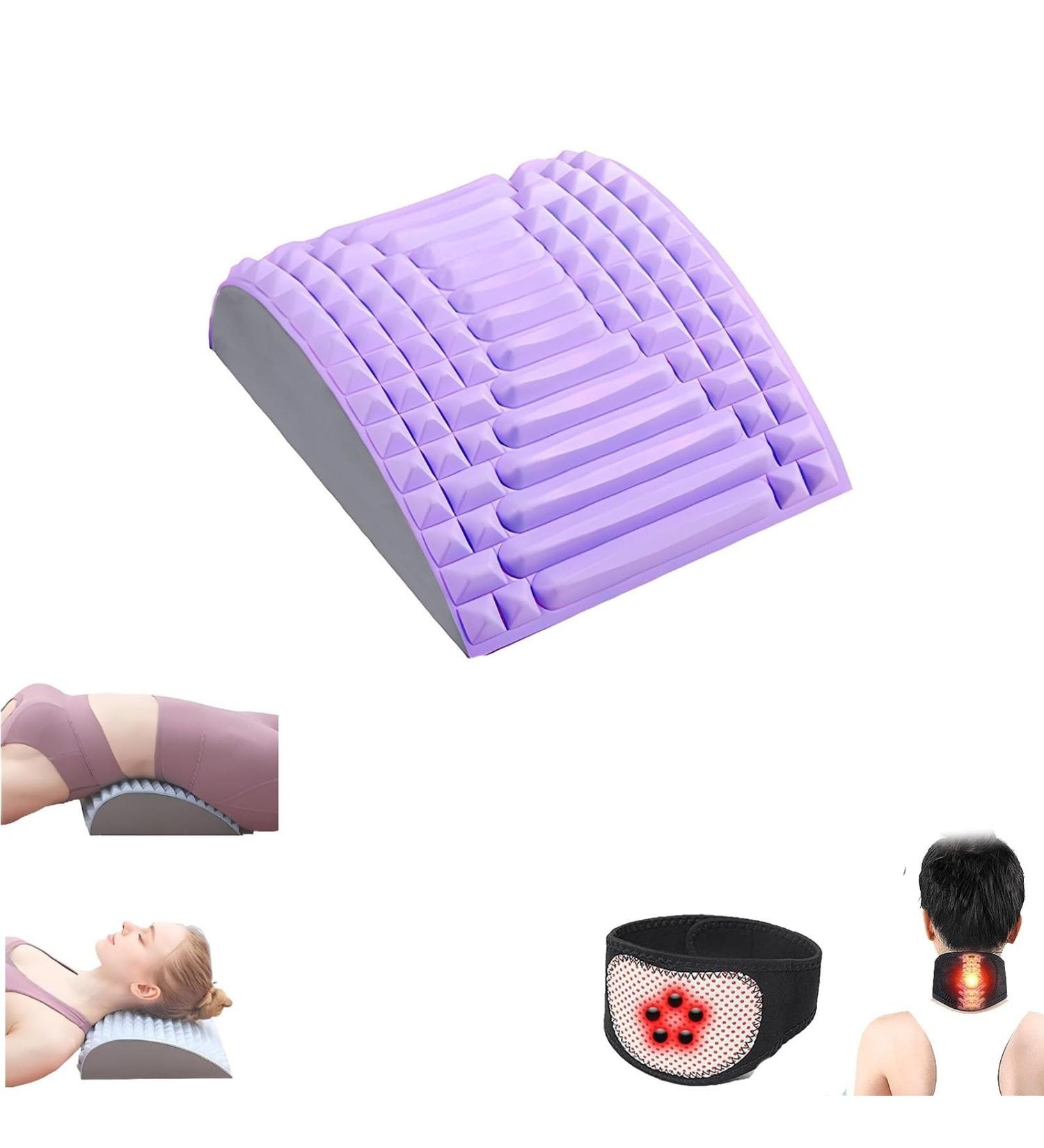 Neck and Back Cushion with Self-Heating Neck Warmer Pain Relief