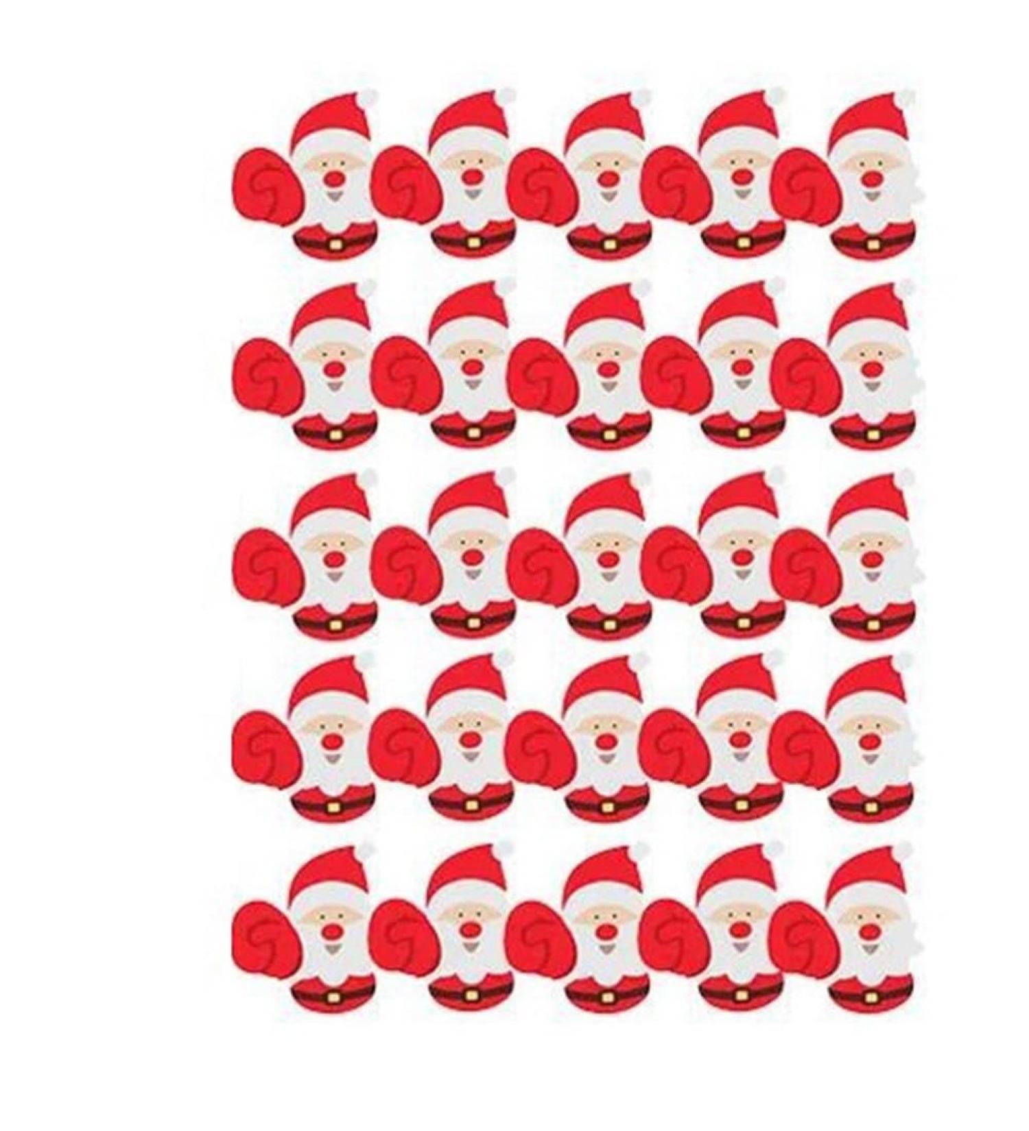 Kcvzitrds 25 Pieces of Paper Cards Christmas Lollipops Santa Claus Festival Birthday Party for Children Candy Gifts Packaging Decoration B Easy to Use - Buy Online on GoSupps.com