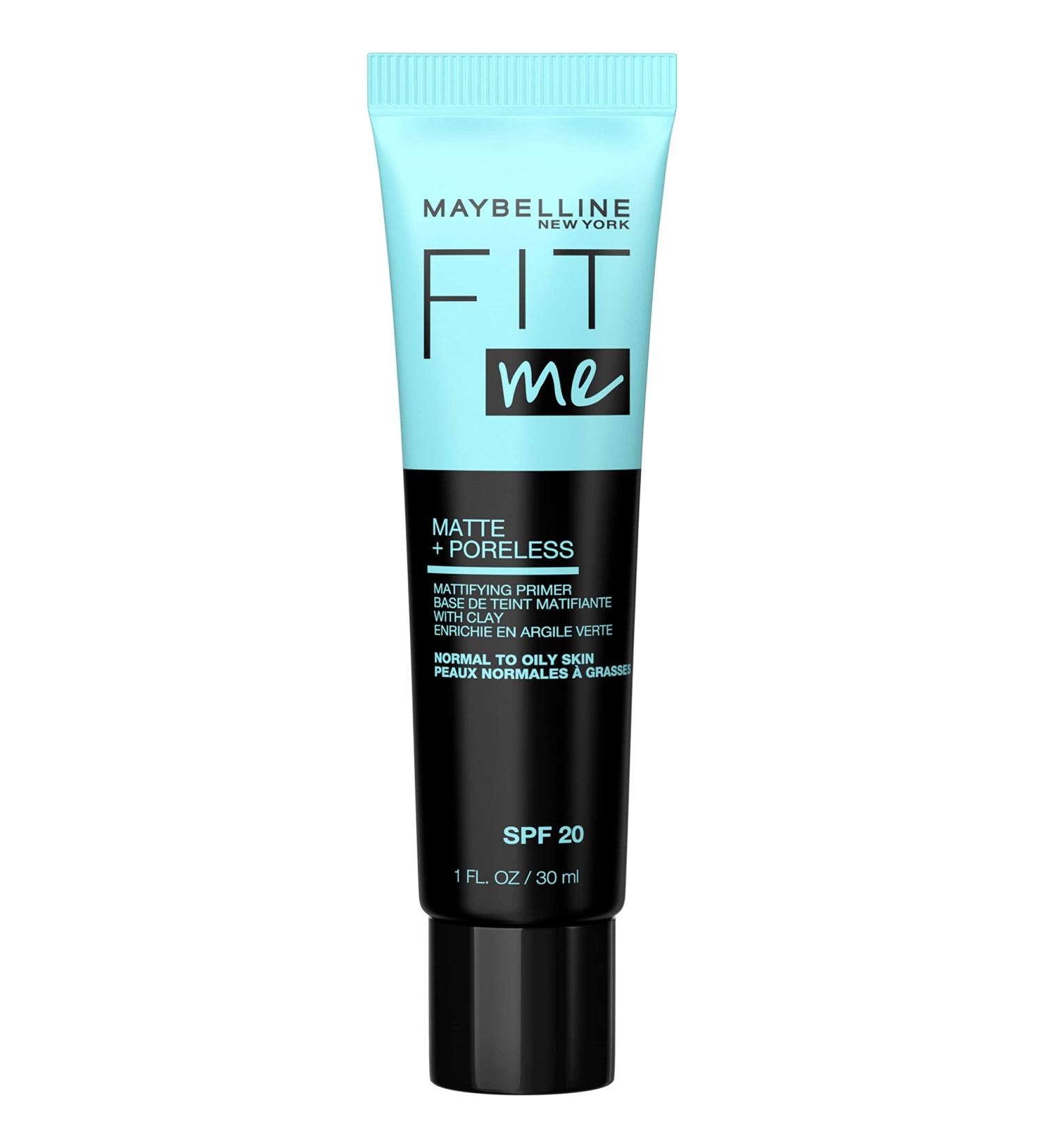 Maybelline Fit Me! Matte + Poreless Primer - Mattifying and Pore-Minimizing Formula - Buy Online on GoSupps.com