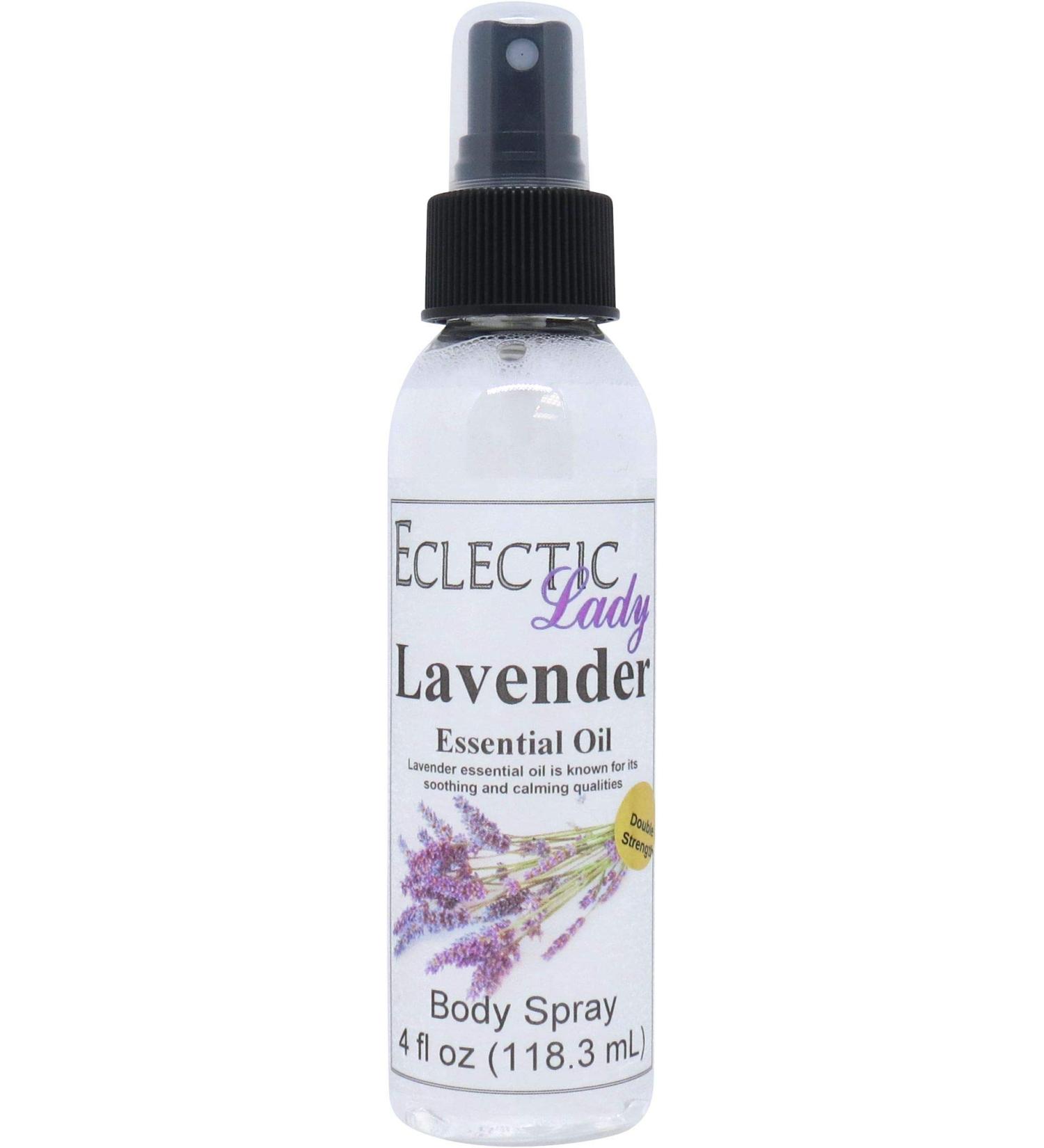 Lavender Essential Oil Body Spray (Double Strength) 4 ounces Body Mist for Women with Clean Light & Gentle Fragrance Long Lasting Perfume with Comforting Scent for Men & Women Cologne with Soft 4 Fluid Ounces (Double Strength) - Buy Online on GoSupps.com