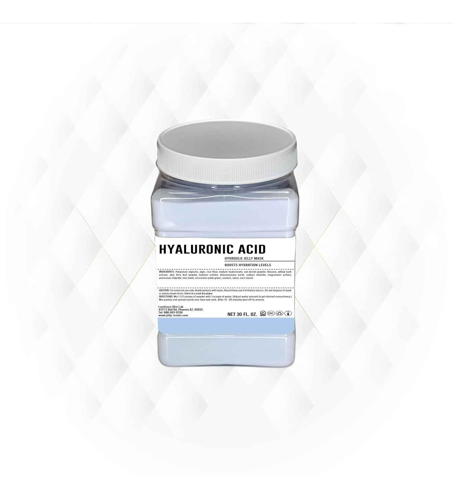 Hyaluronic Acid Jelly Mask - Professional Hydro Glo Peel-Off Mask for Hydration Soothing Skin & Glowing Skin Suitable for All Skin Types Vajafacial Jelly Mask | 12 Applications (30 Fl Oz) - Buy Online on GoSupps.com