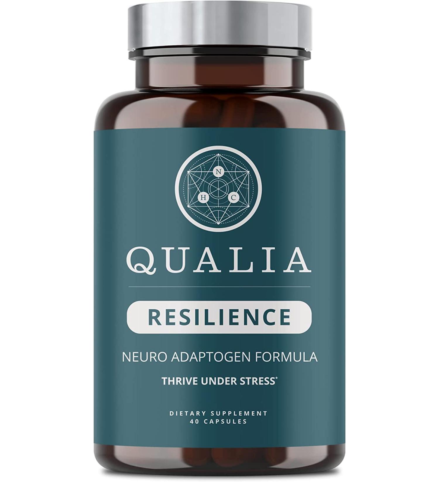 Neurohacker Collective Qualia Resilience Supplement - 40 Capsules for Stress Support - Buy Online on GoSupps.com