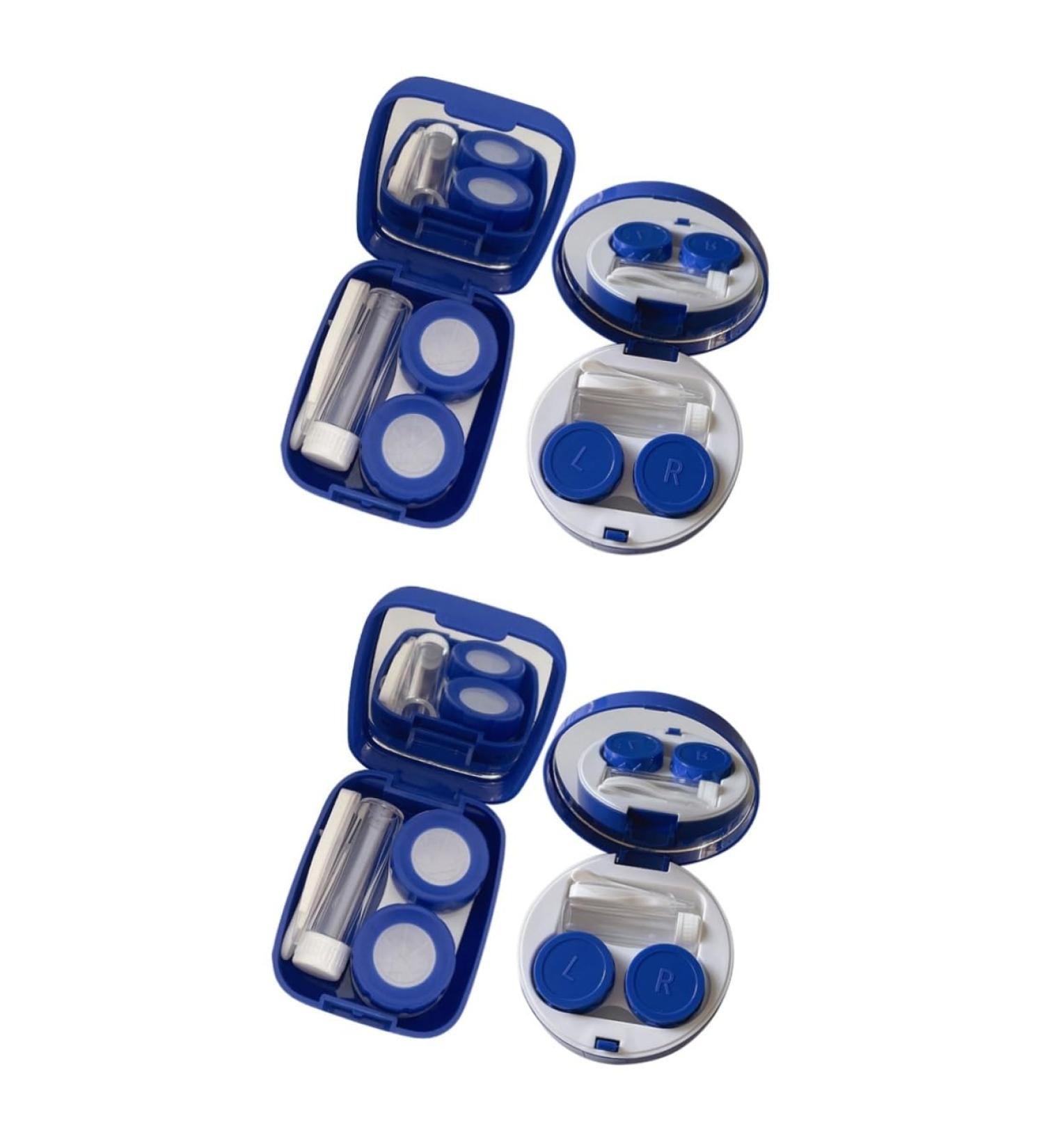 Buy Healvian 4-Piece Colored Contact Lens Pearl Case - Sweet Travel Storage Containers for Easy Lens Handling - Buy Online on GoSupps.com