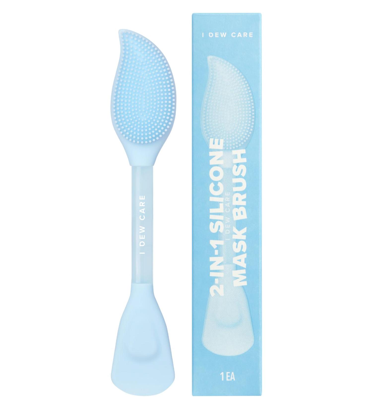 I DEW CARE 2-in-1 Cleansing & Firming Silicone Mask Brush | Hygienic Easy-to-Wash Facial Brush for Glass Skin & Korean Skincare - Buy Online on GoSupps.com