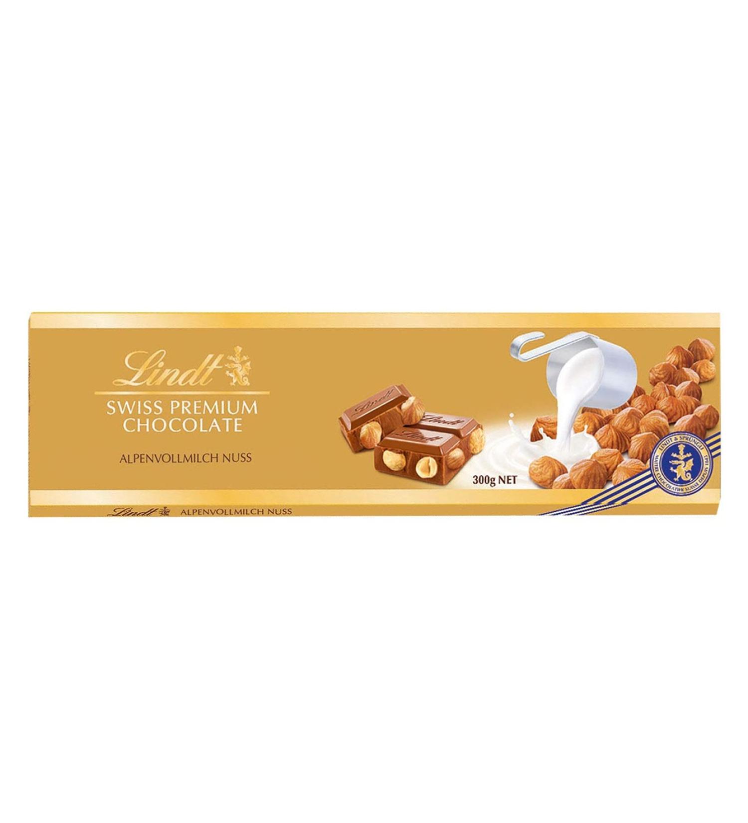 Lindt Lindt Chocolate Nut Milk with Hazelnut 300g (Pack of 2)