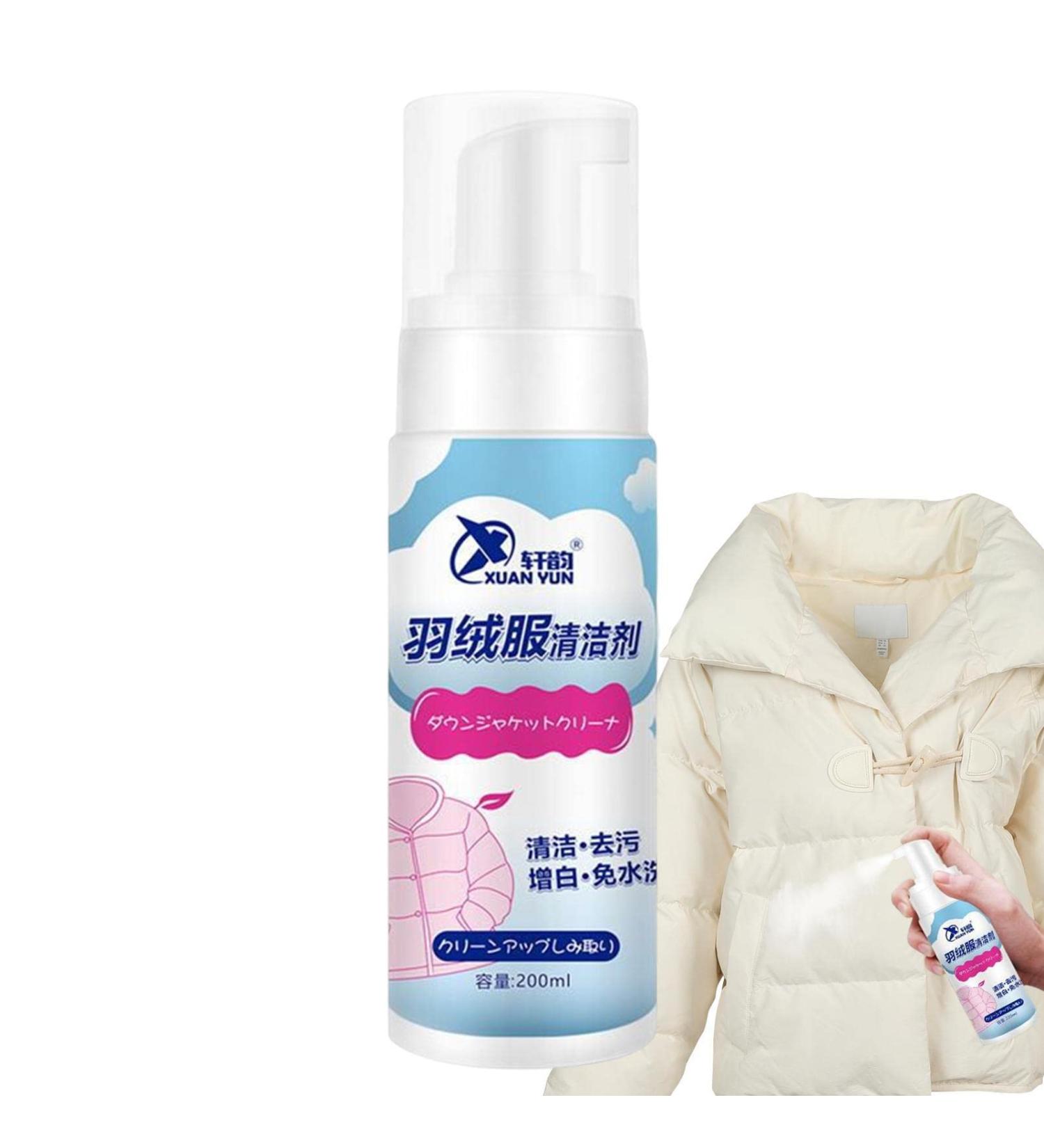 MISOYER Down Wash Detergent - Dry Fast Water Free Natural Down Jacket Cleaner Spray 7.04 oz Down Cleaner Wash and Care Spray for Cloth Deep Cleansing and Brightening - Buy Online on GoSupps.com