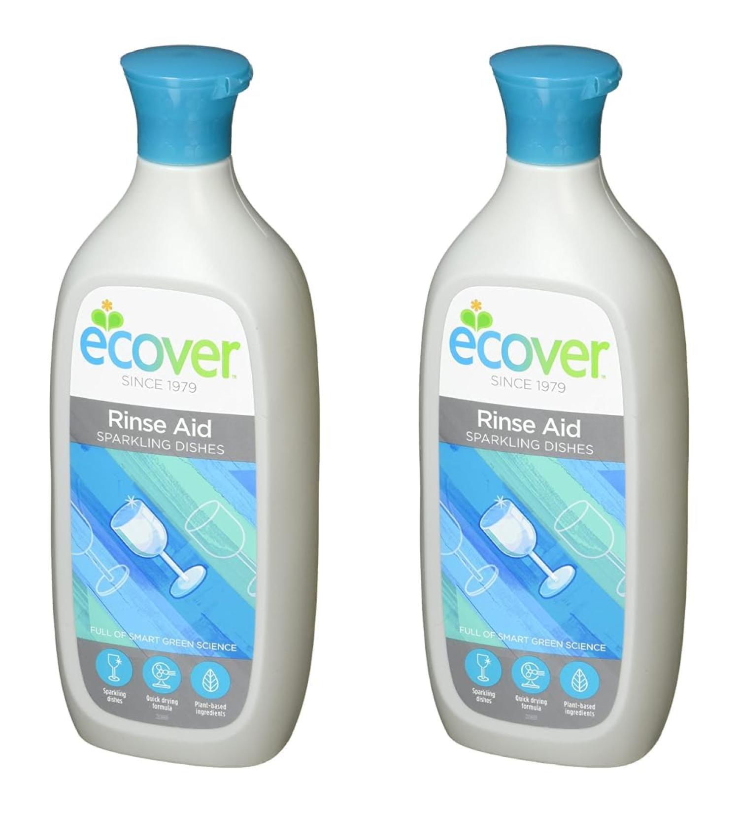 Ecover 1002053 Rinse Aid 500ml (Pack of 2) 500 ml (Pack of 2) Single - Buy Online on GoSupps.com