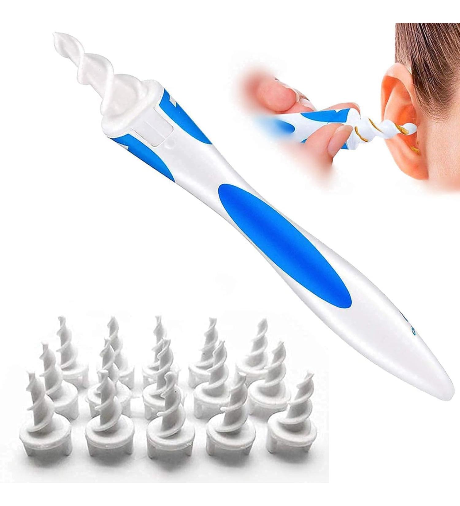 Q Grips Ear Wax Removal 2025 Q Grips Earwax Removal Tool Spiral Ear Wax Removal Tool Reusable Earwax Removal Kit Safe Soft Ear Cleaner with 16 Pcs Soft Replacemen - Buy Online on GoSupps.com