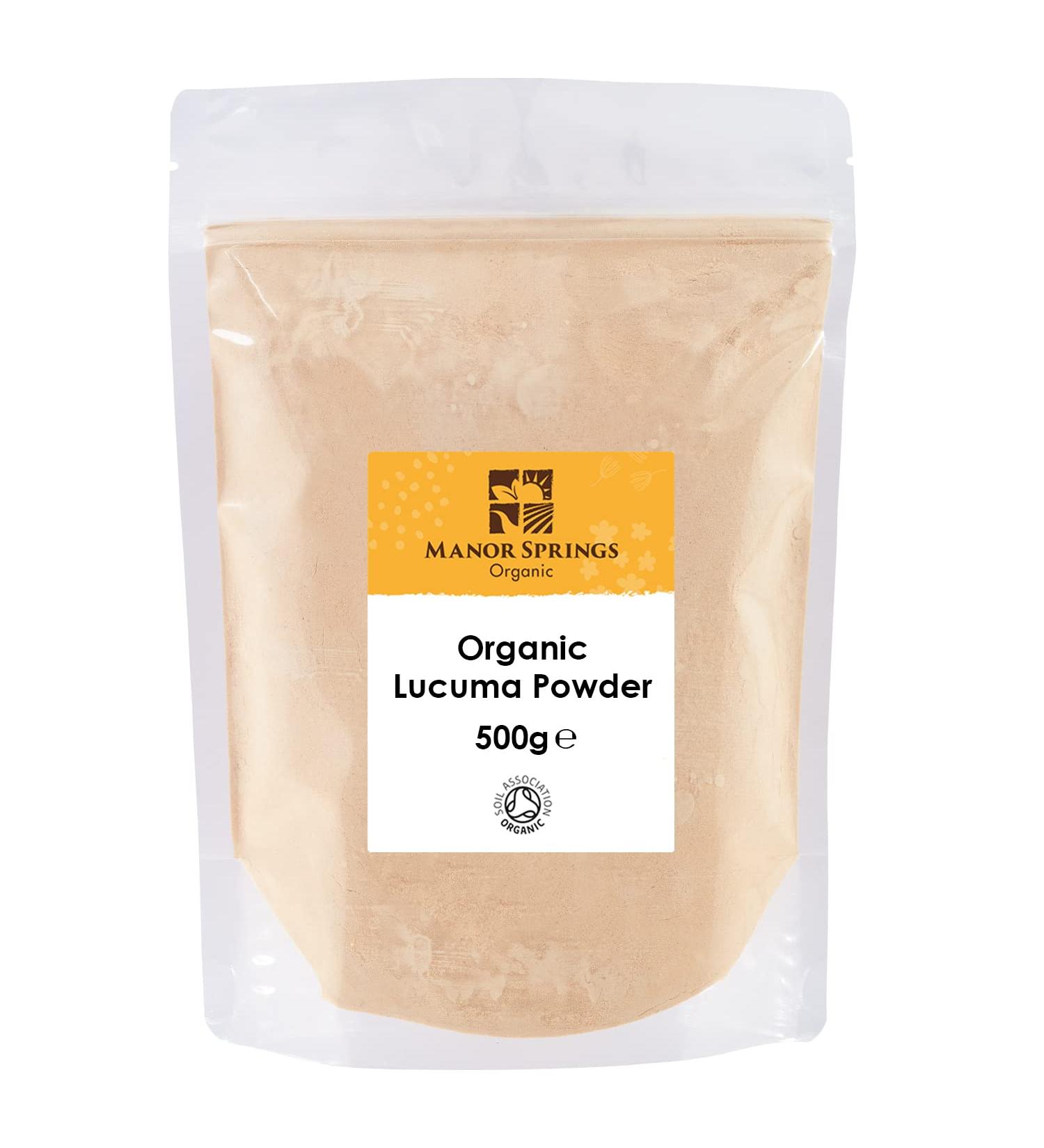 Manor Springs Organic Lucuma Powder 500g - Pure and Natural Superfood - Buy Online on GoSupps.com