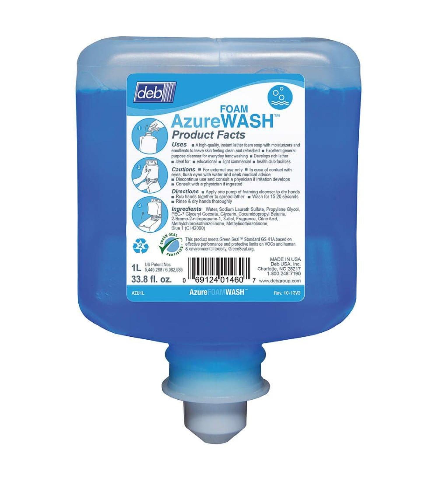 Deb Group Refresh Azure Foam Hand Cleanser 1 L (6 Pack)