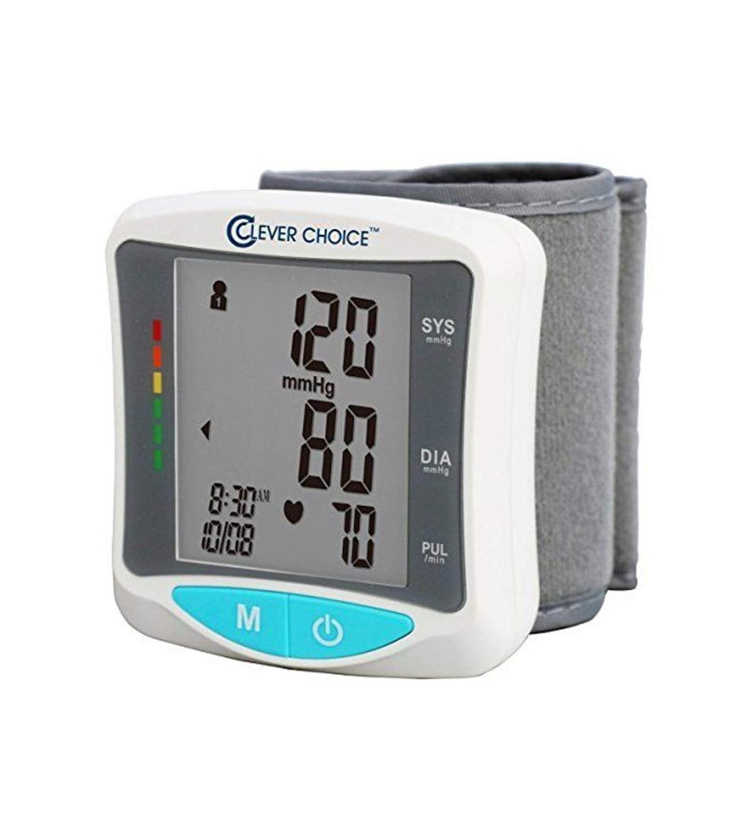 Clever Choice Fully Auto Wrist Blood Pressure Monitor SDI-2086WT | Talking Feature | Easy Readings - Buy Online on GoSupps.com